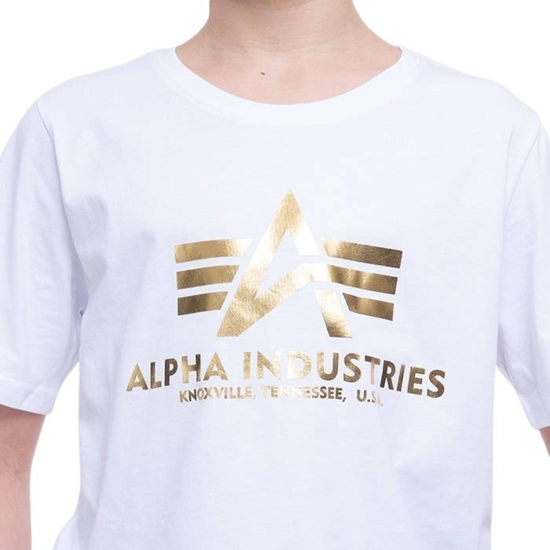 Kinder-T-Shirt Alpha Industries Basic Foil Print