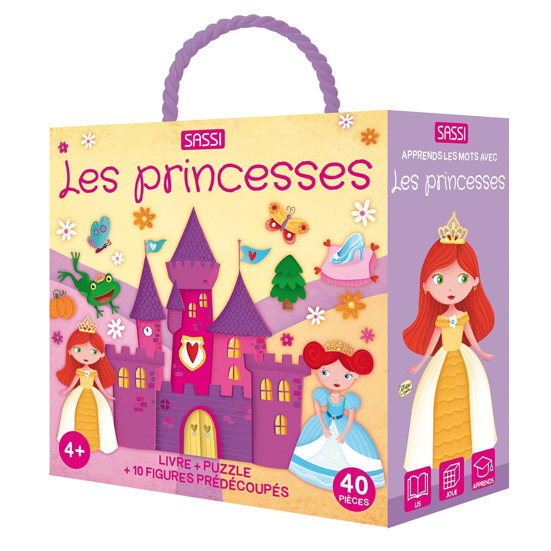 Puzzle + 2 Bücher Prinzessinnen Sassi