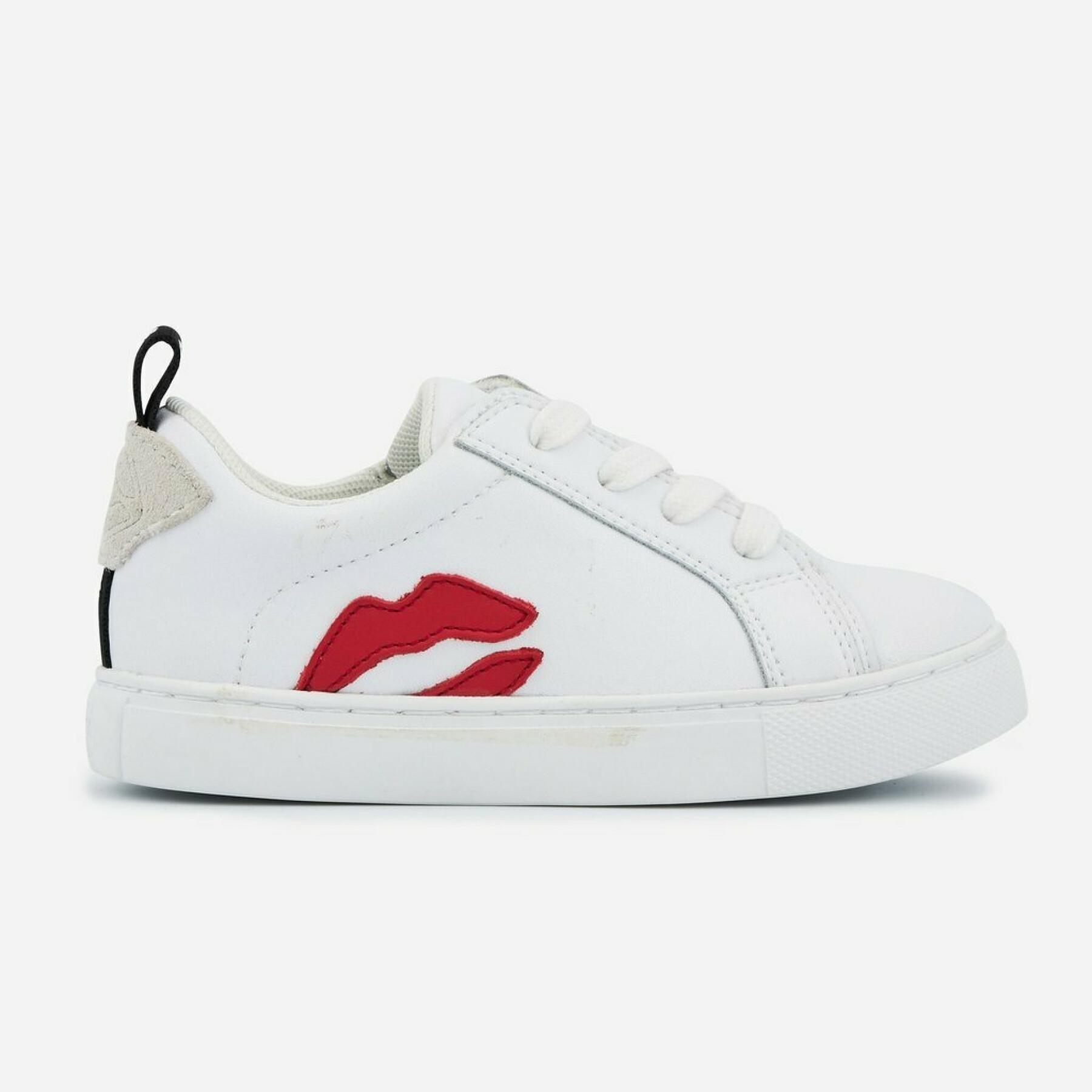 Sneakers für Mädchen Bons Baisers de Paname Mini Betty-Rouge