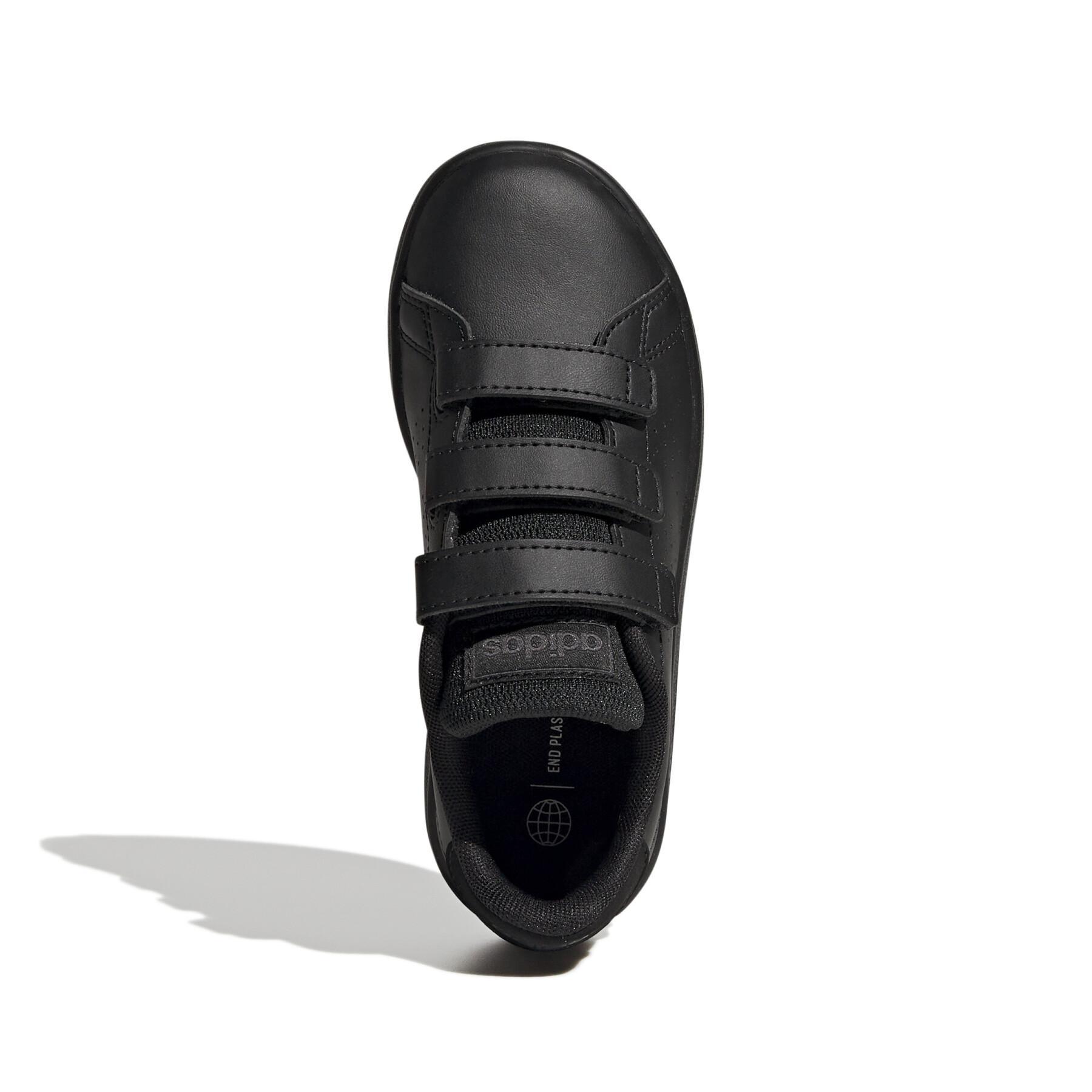 Kurze Sneakers mit Klettverschluss Kind adidas Advantage