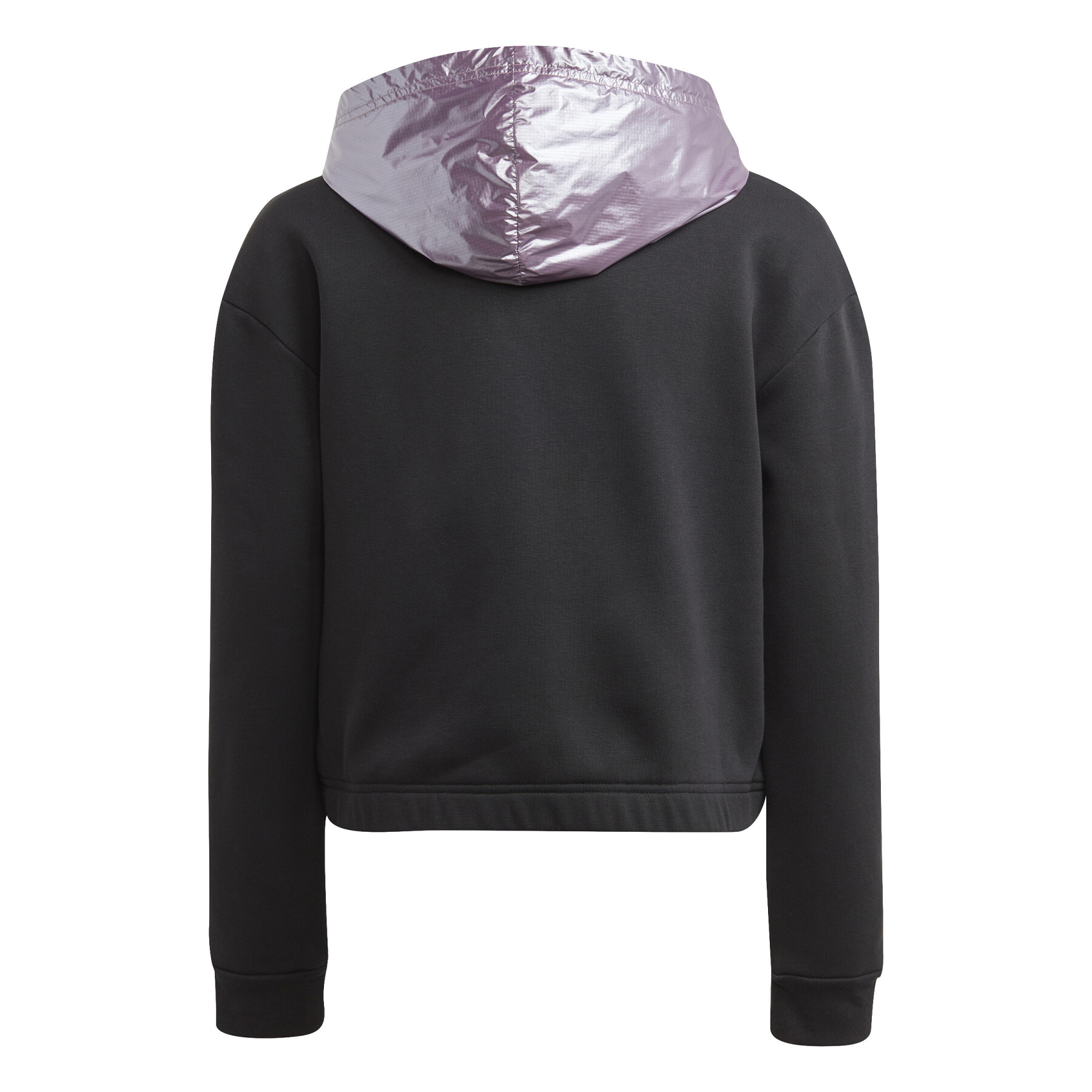 Kurzes Sweatshirt mit Kapuze aus Molton, Mädchen adidas Glam