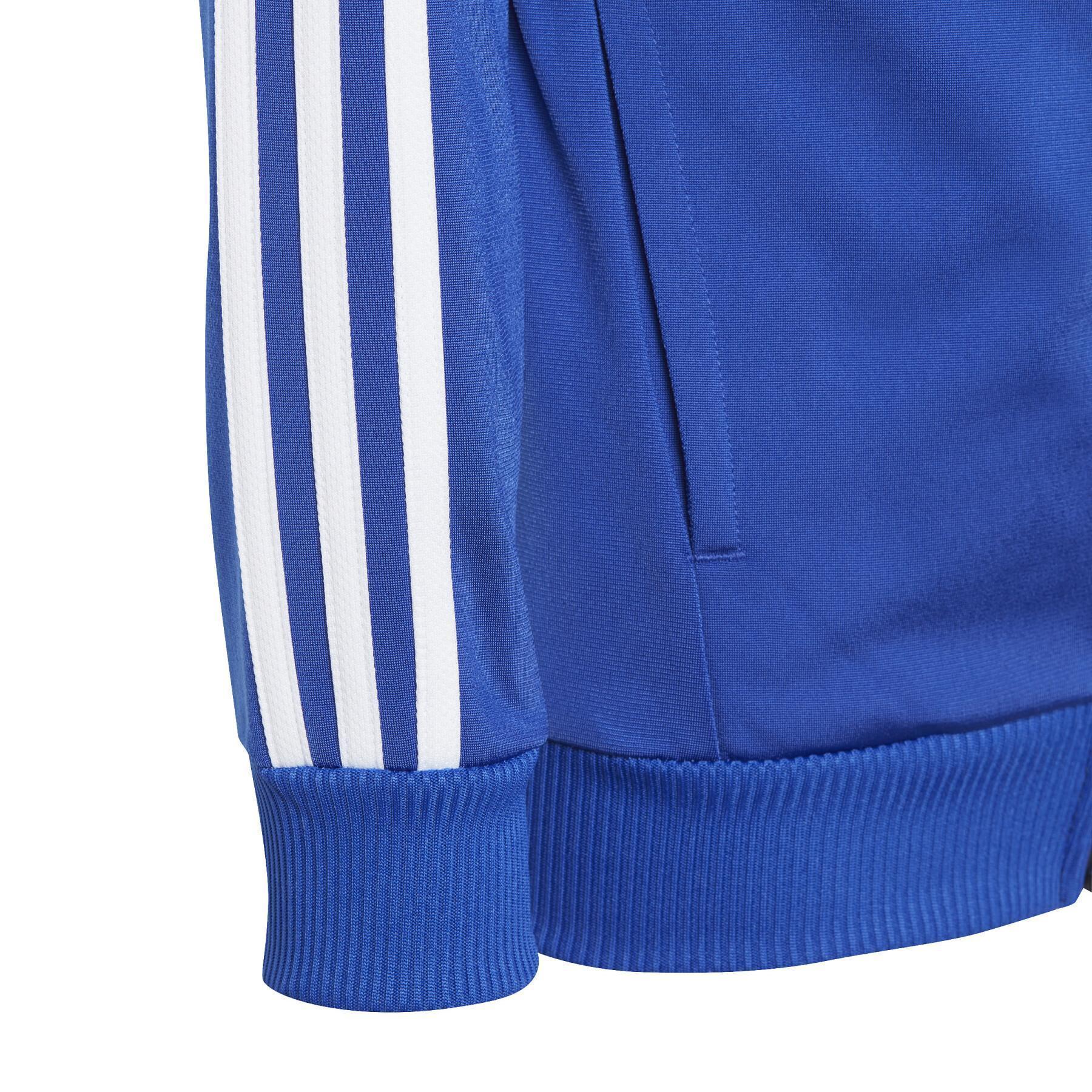 Trainingsanzug für Kinder adidas Tiberio 3-Stripes Colorblock Shiny