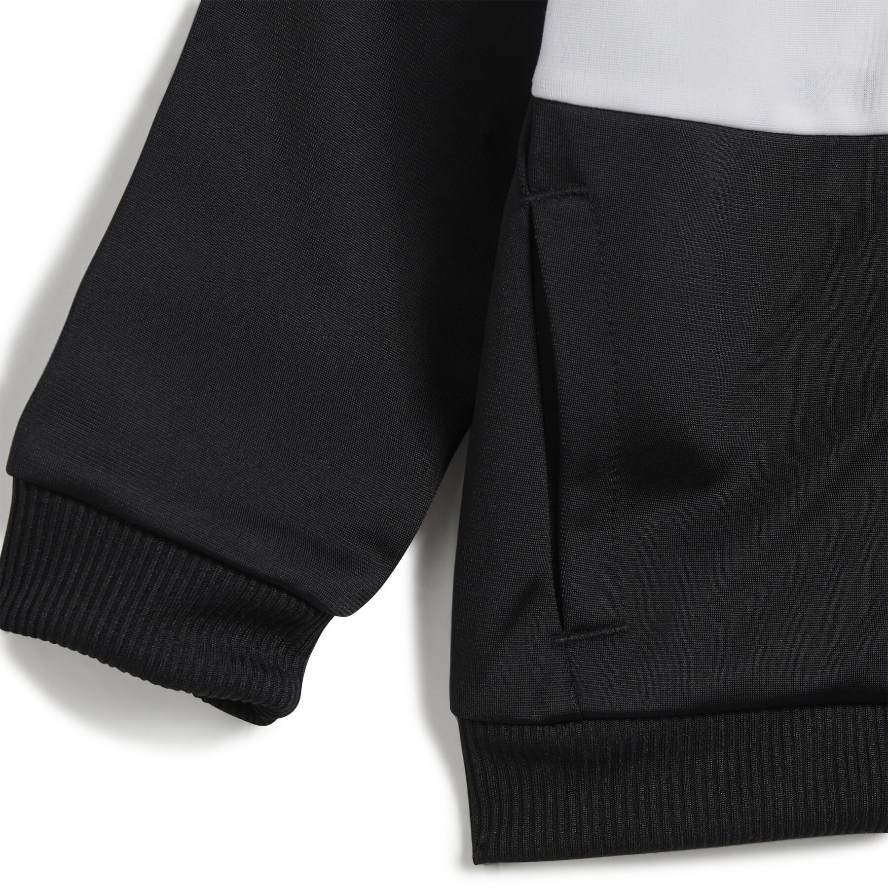 Trainingsanzug, Baby adidas Tiberio 3-Stripes Colorblock Shiny