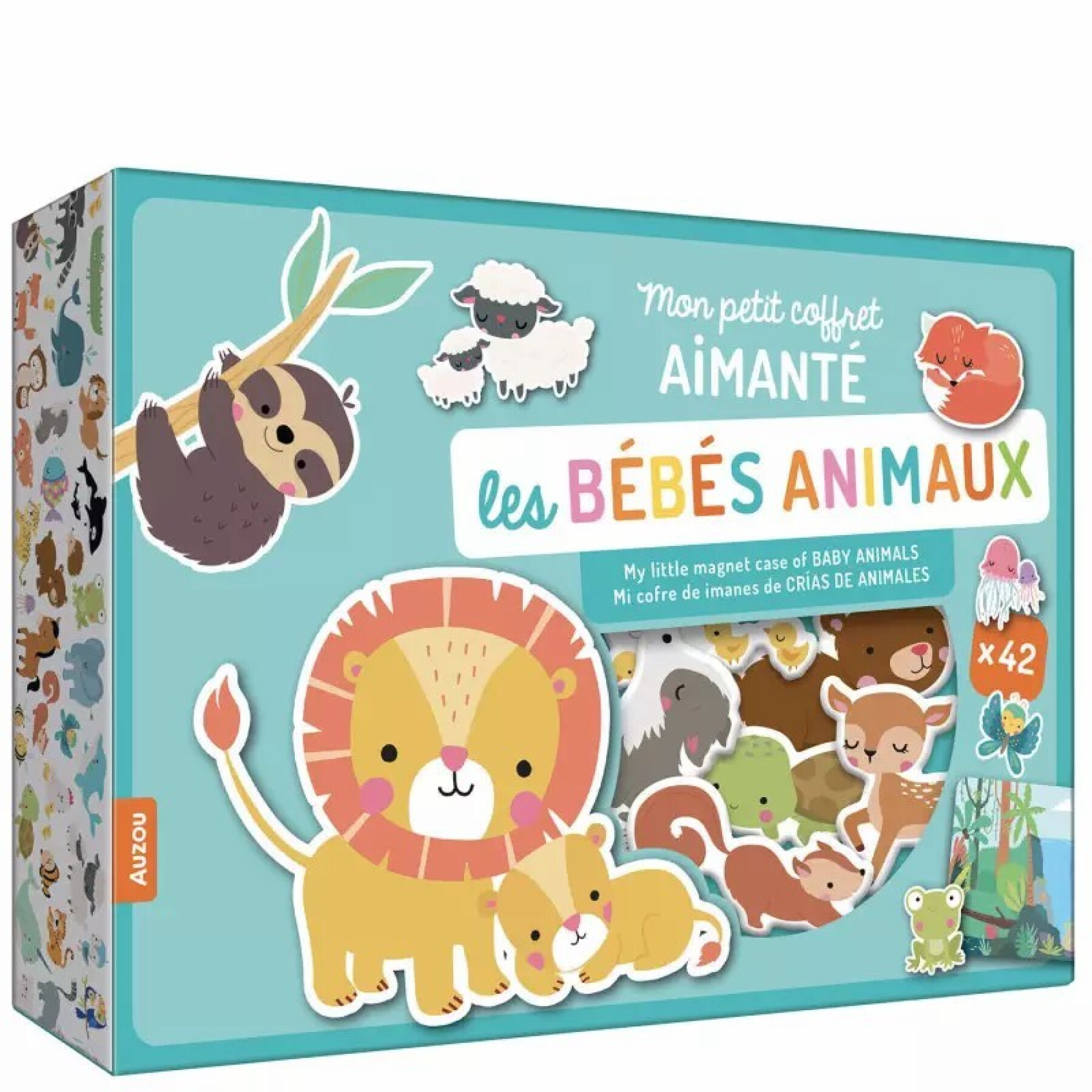 Buch Meine kleine Magnetbox - Tierbabys Auzou