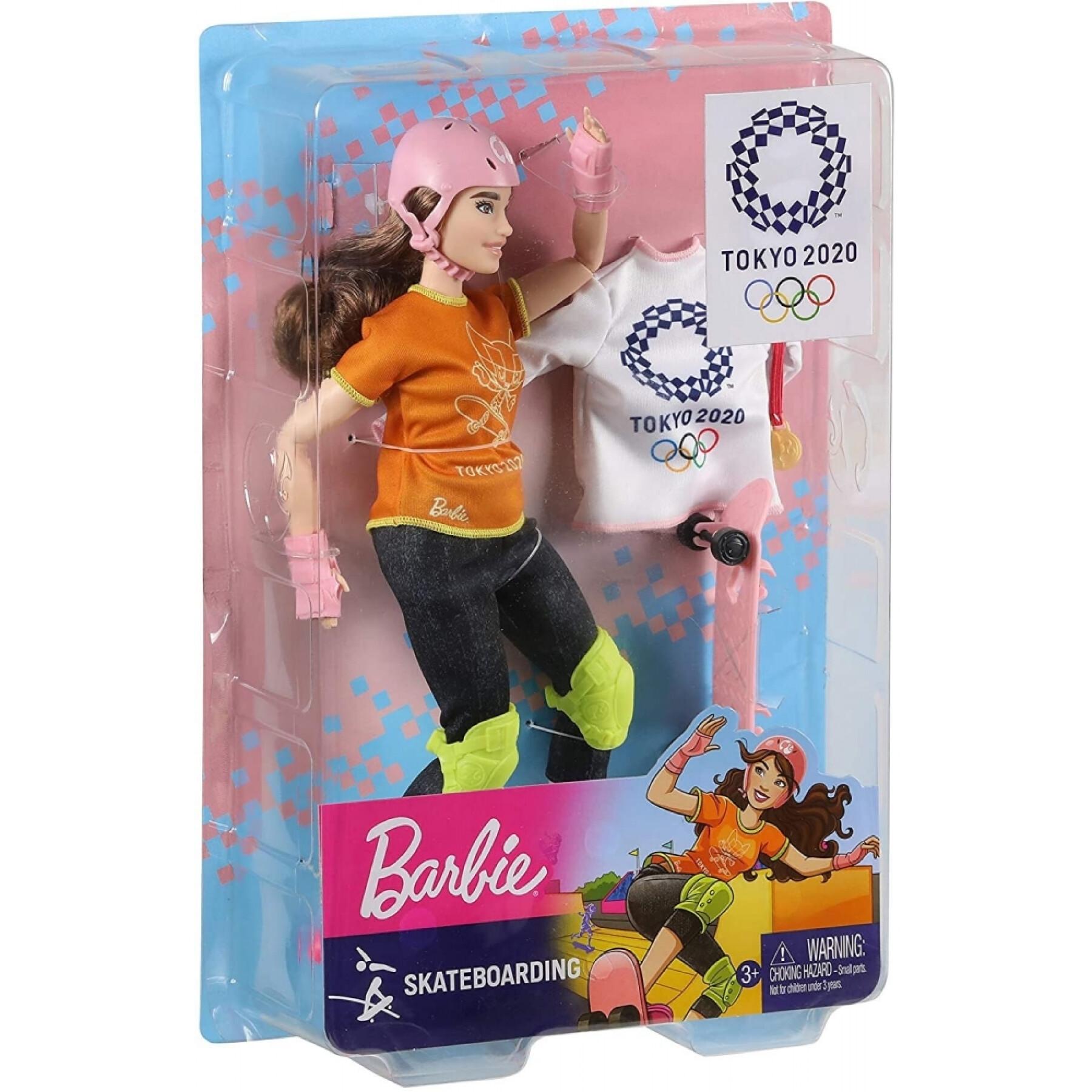 Olympische Skateboard-Puppe Barbie