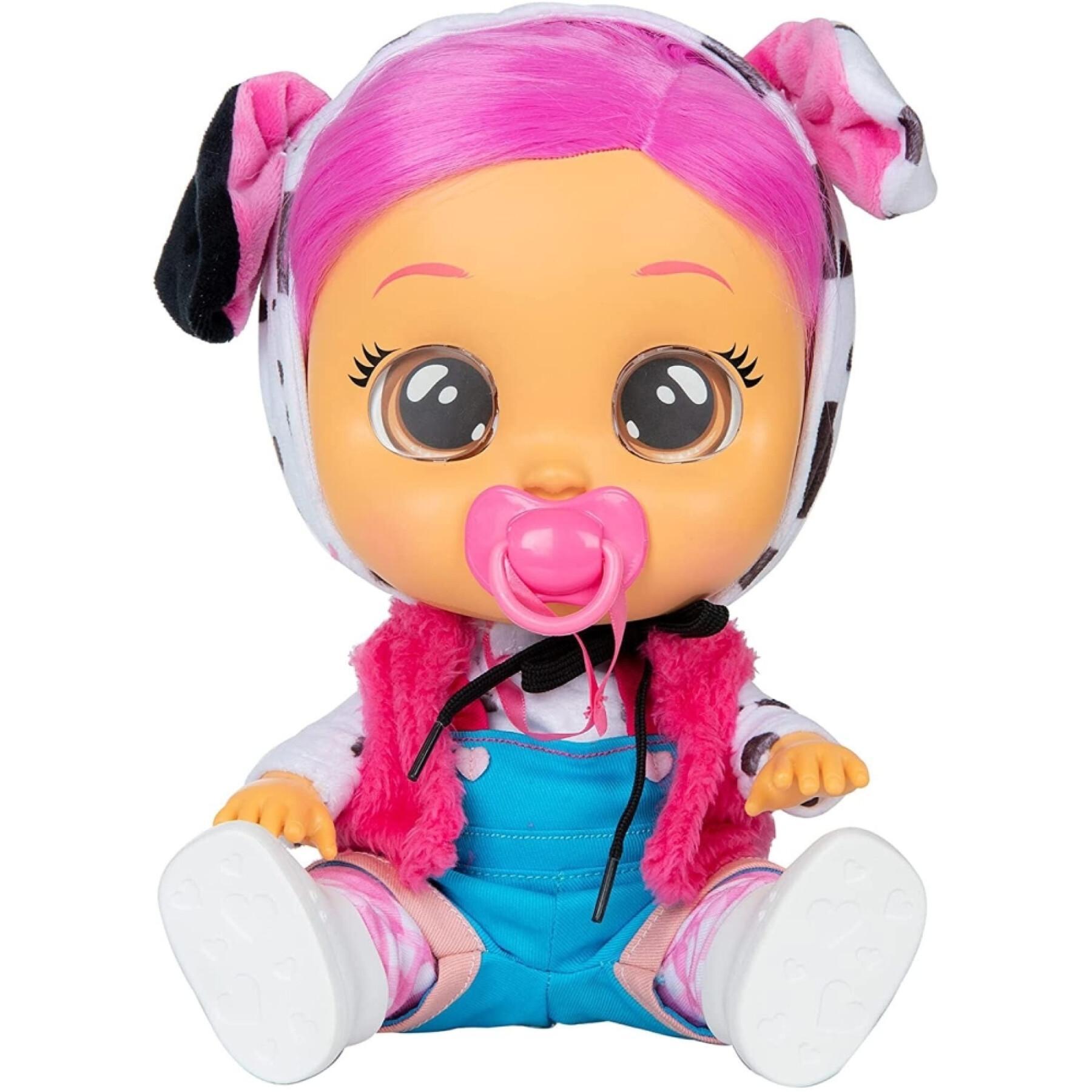 Puppe mit Haaren Bebés Llorones Dressy Dotty