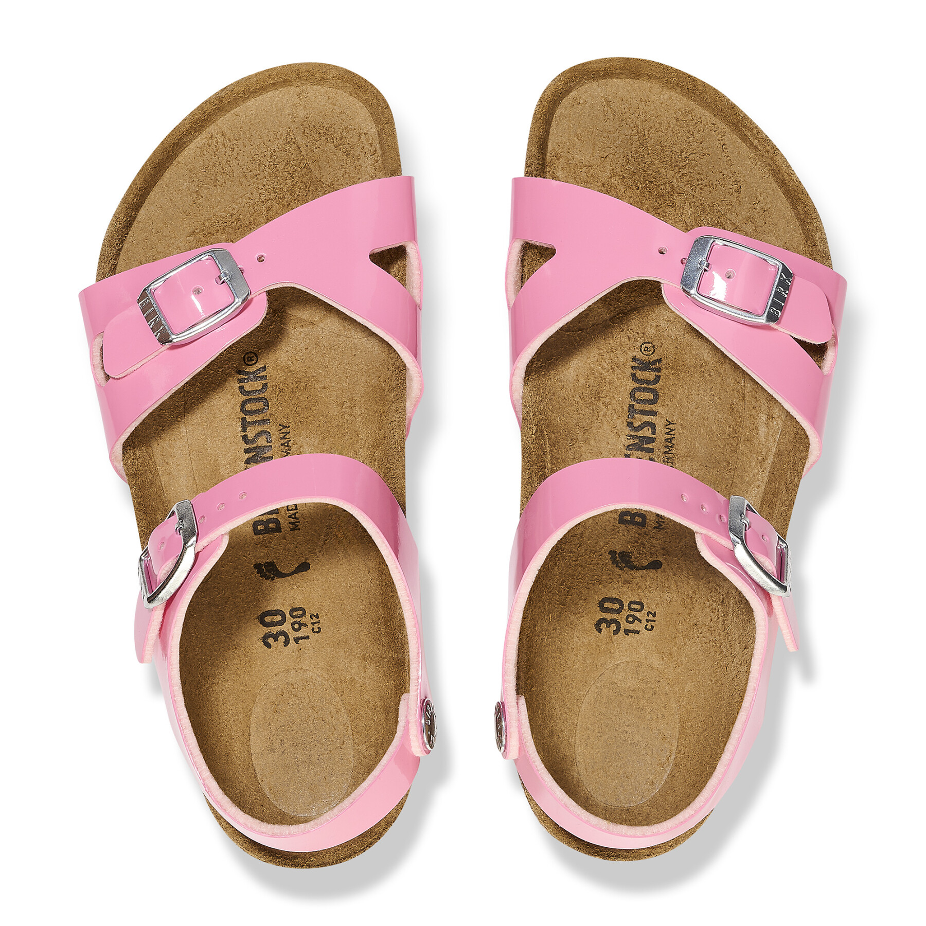 Sandalen für Mädchen Birkenstock Rio Birko-Flor Patent