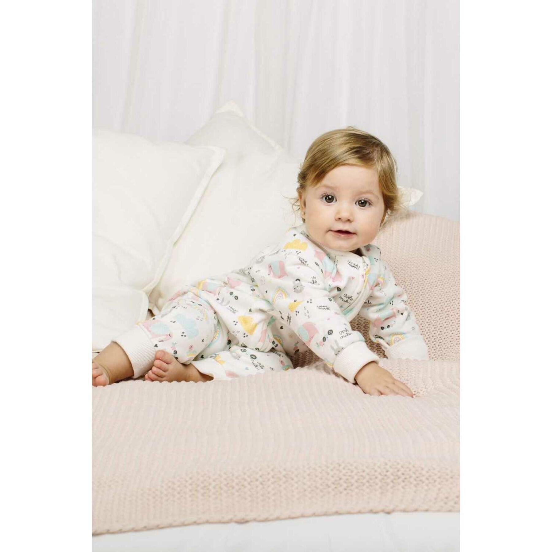 Baby-Pyjama für Mädchen Charanga Melefant