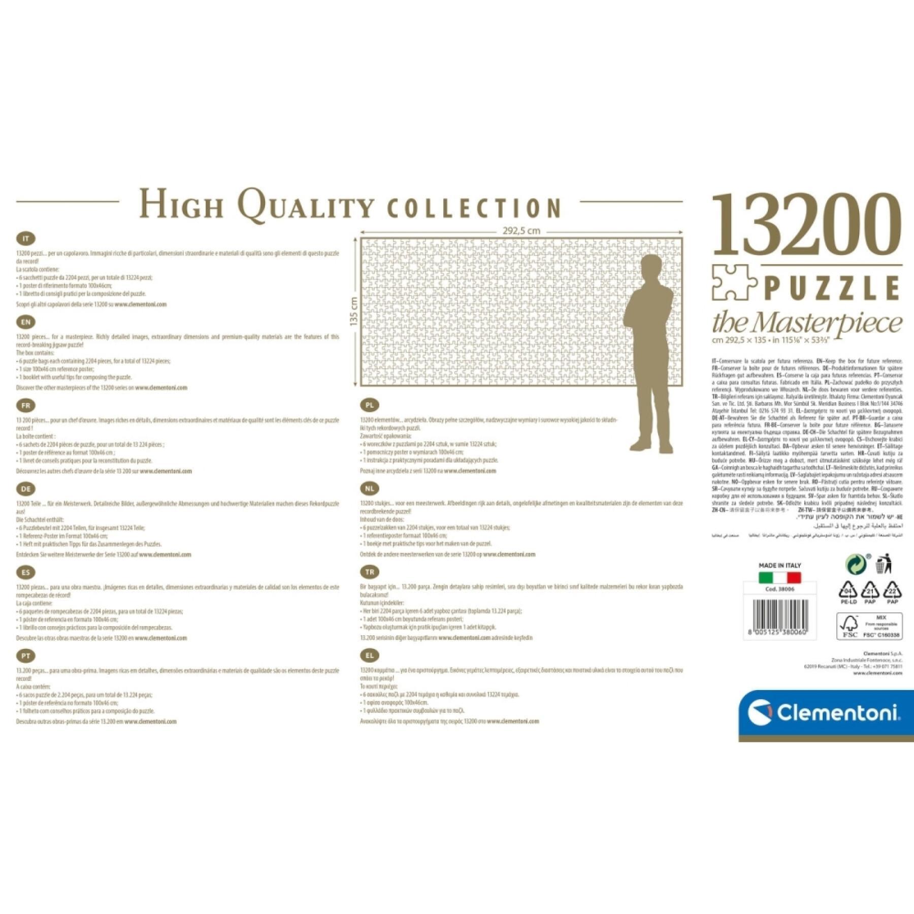Puzzle mit 137 Teilen Sammlung die Dolomiten Clementoni