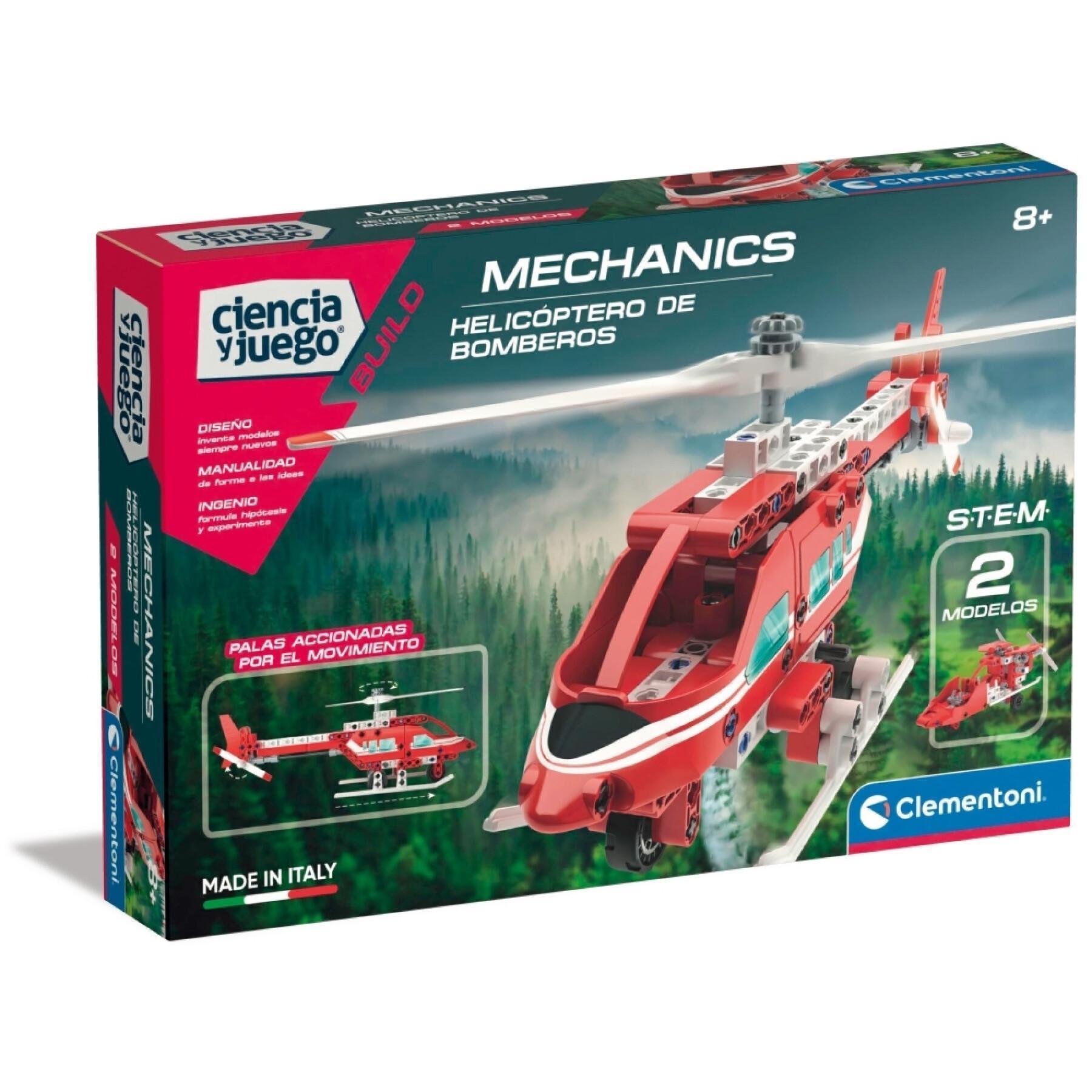 Wissenschaftlich-mechanische Konstruktionsspiele Clementoni Helicopter Firefighters