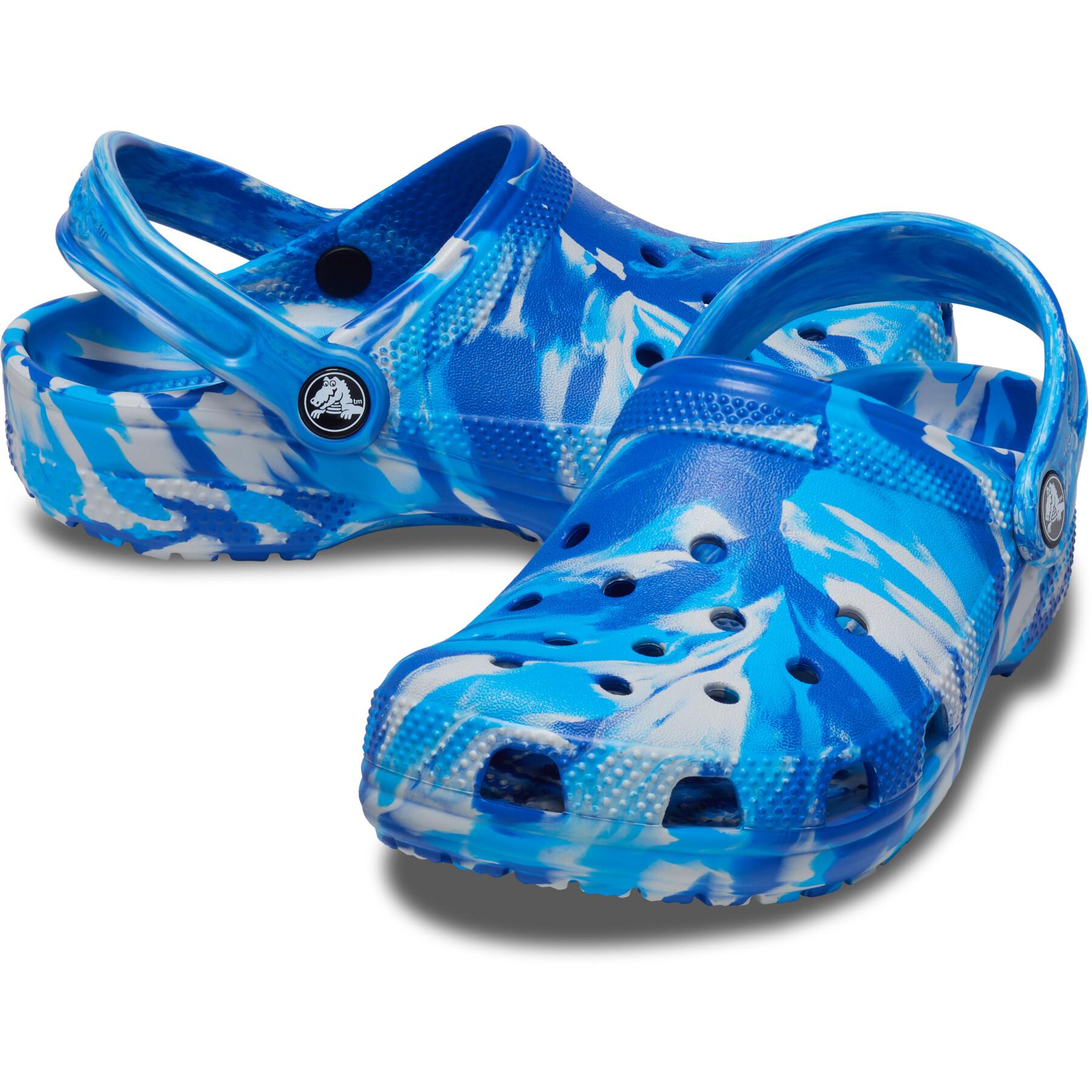 Baby-Clogs Crocs Classic Marbled