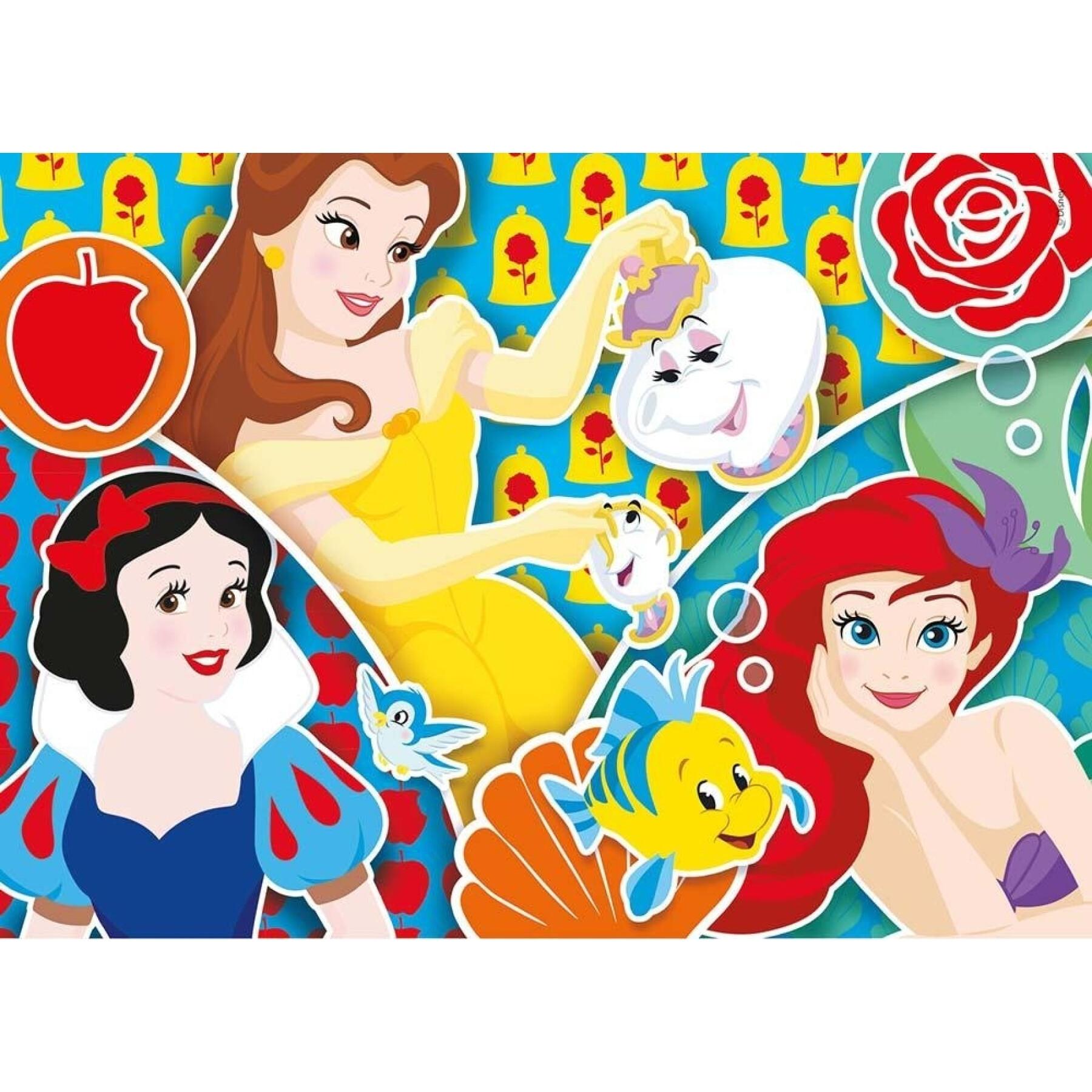 Puzzle aus 2 x 20 pièces Disney Princess