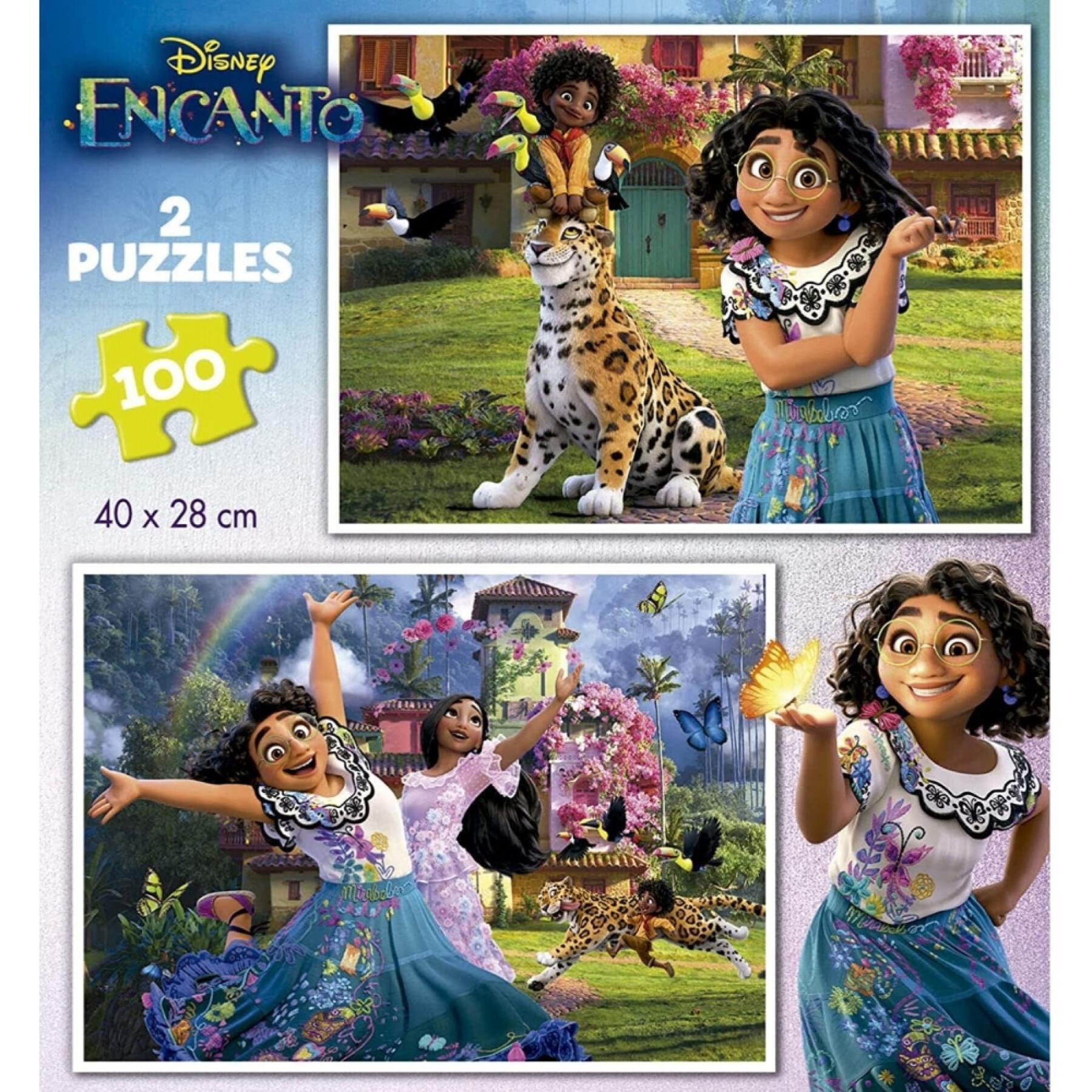 Puzzle aus 2 x 100 Teile Disney Encanto