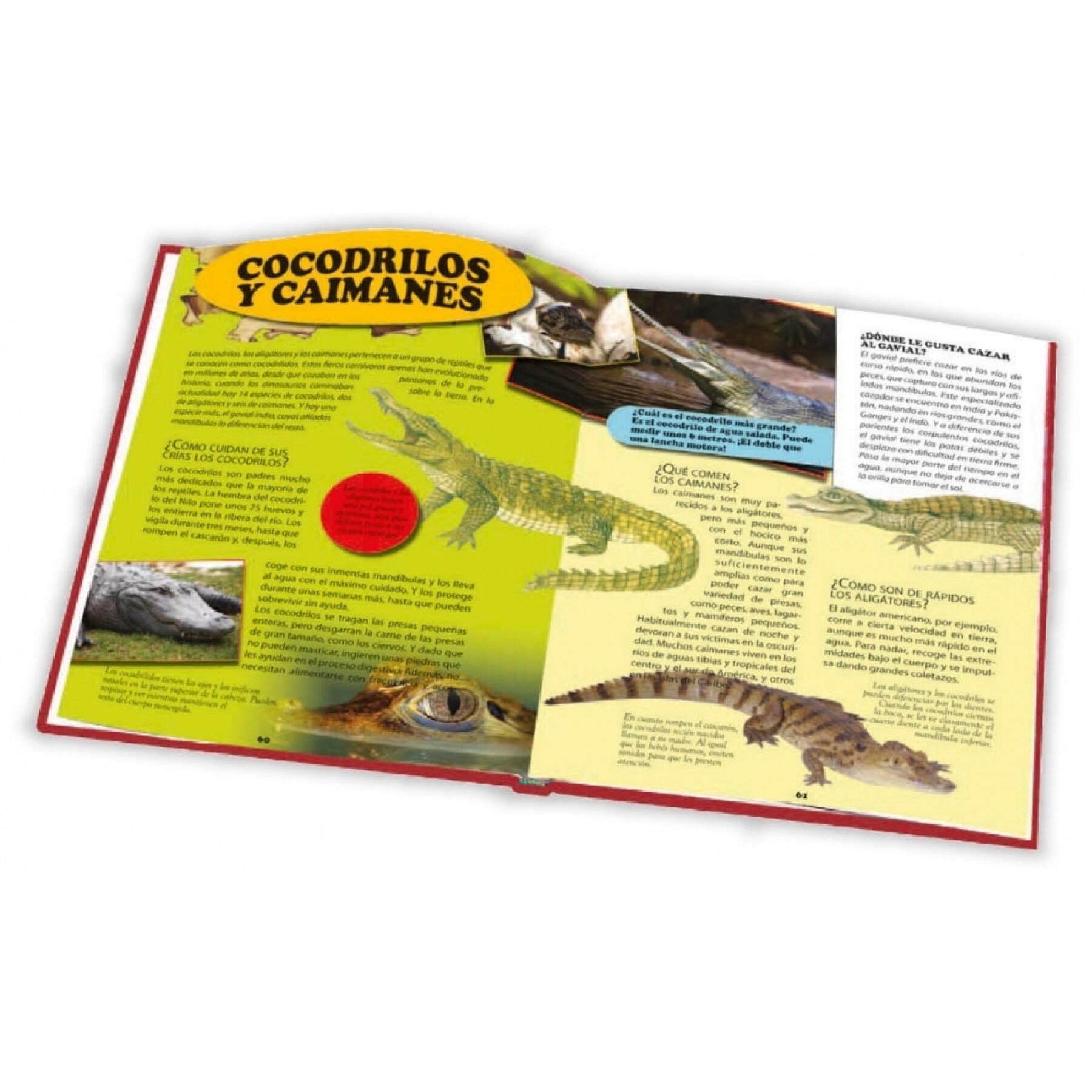 Buch 28 Seiten Enzyklopädie der Tiere Ediciones Saldaña