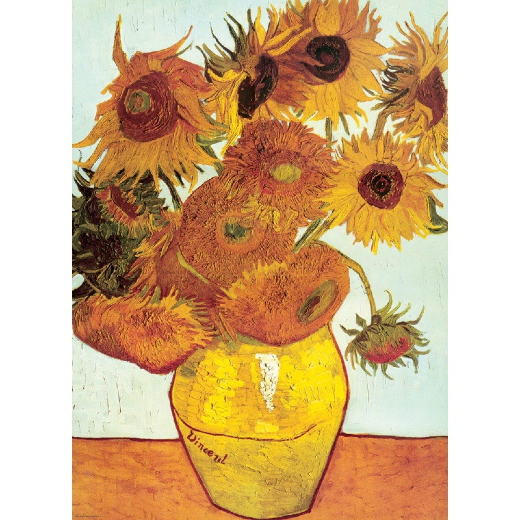 1000 Teile Sonnenblumen van Gogh Puzzle Eurographics