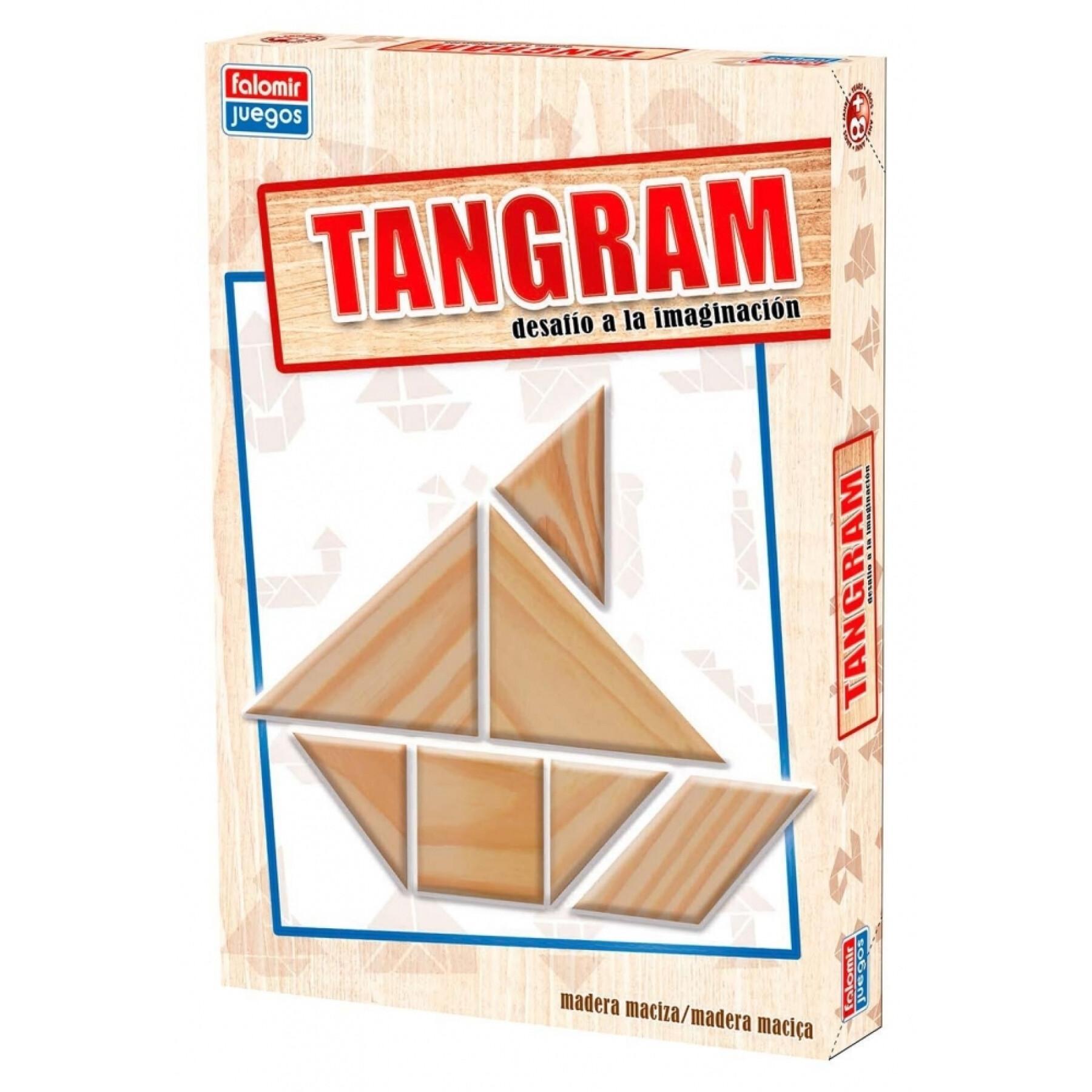 Tangram-Spiel aus Holz Falomir