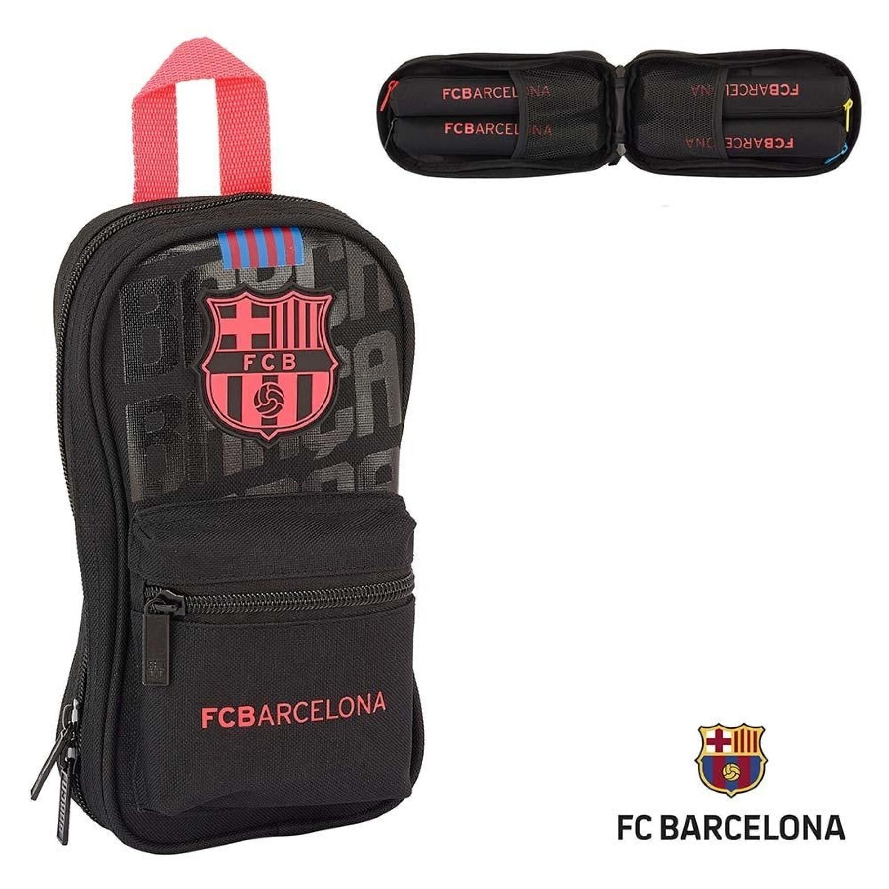 Etui mit 4 Stiftehaltern Kind FC Barcelone