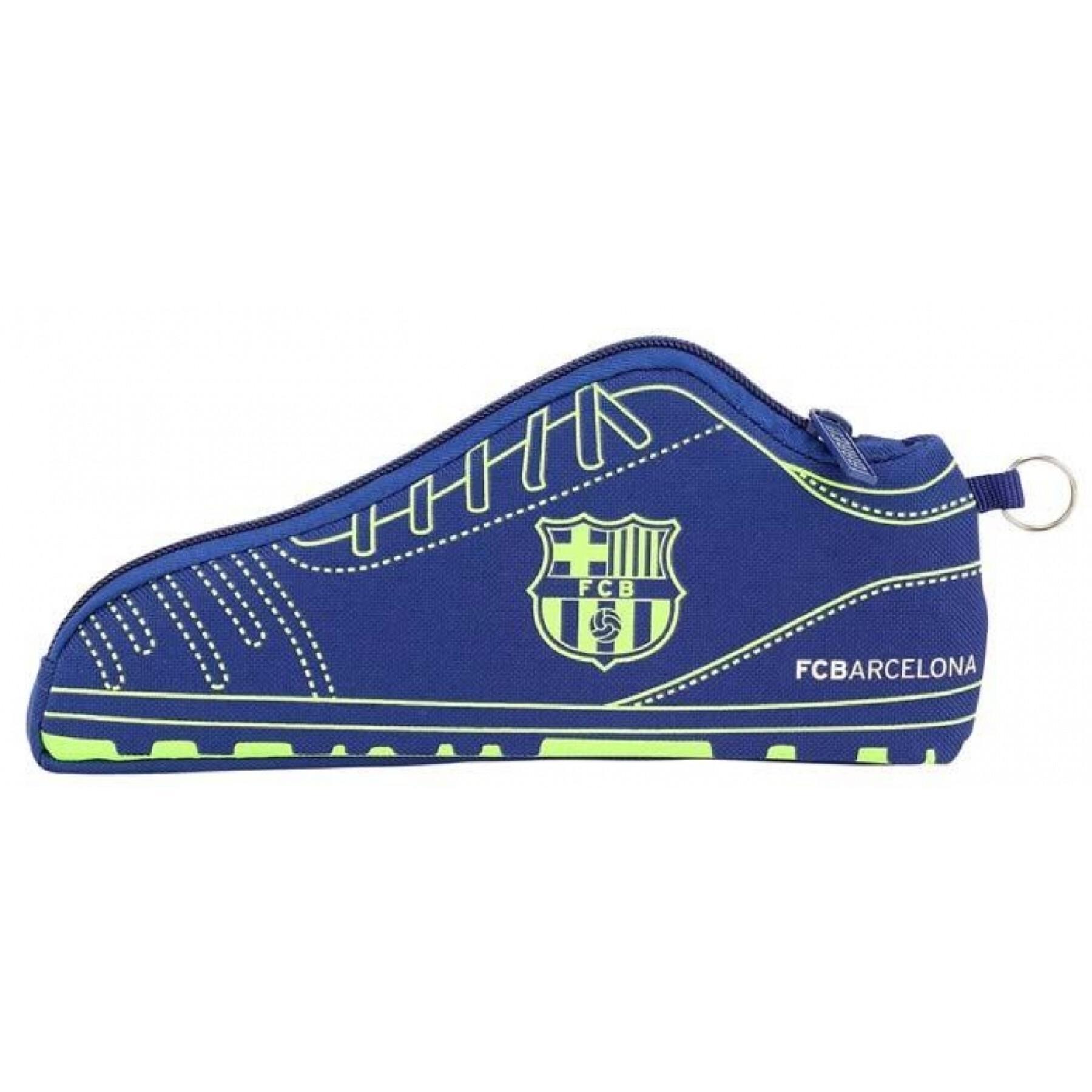 Bleistifttasche in Form eines Schuhs für Kinder FC Barcelone 2