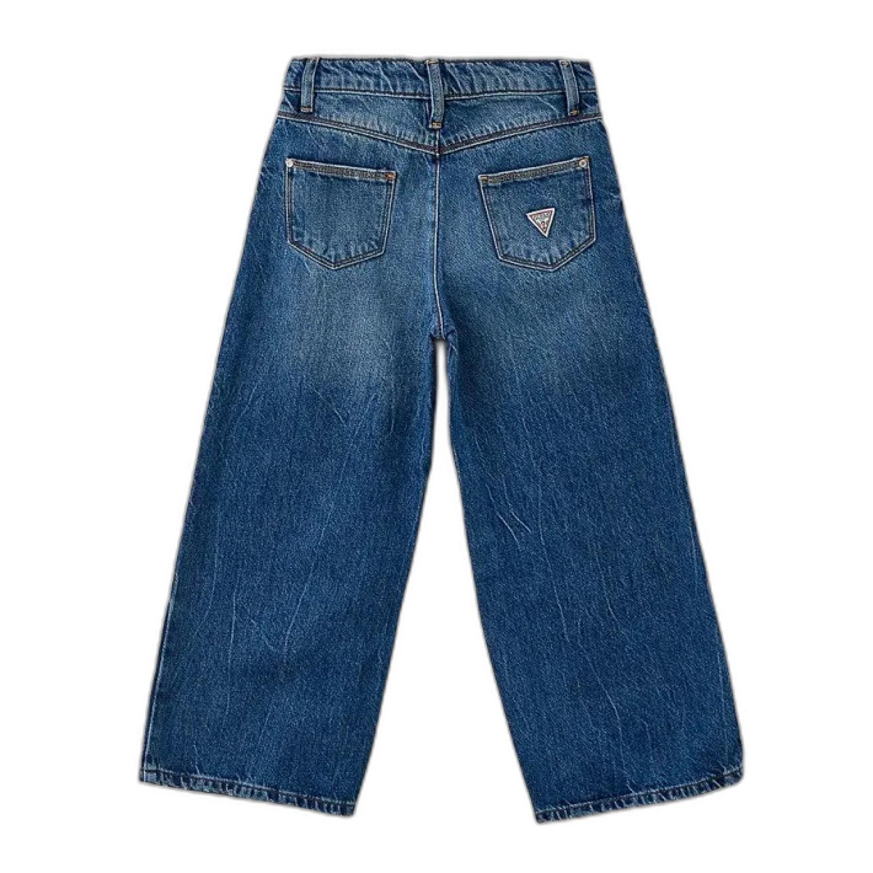 Mädchen-Jeans mit weitem Bein Guess