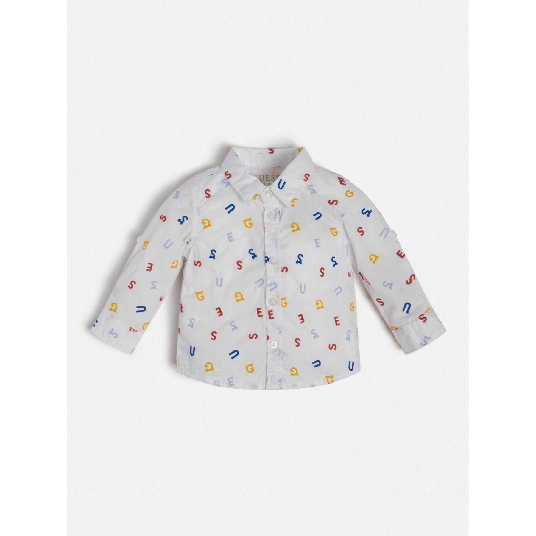 Baumwollhemd für Baby-Jungen Guess STR ADJ.