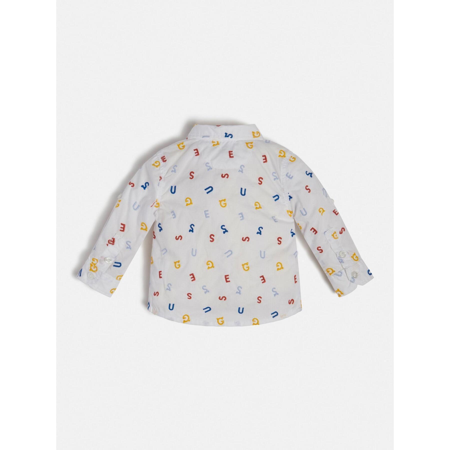Baumwollhemd für Baby-Jungen Guess STR ADJ.