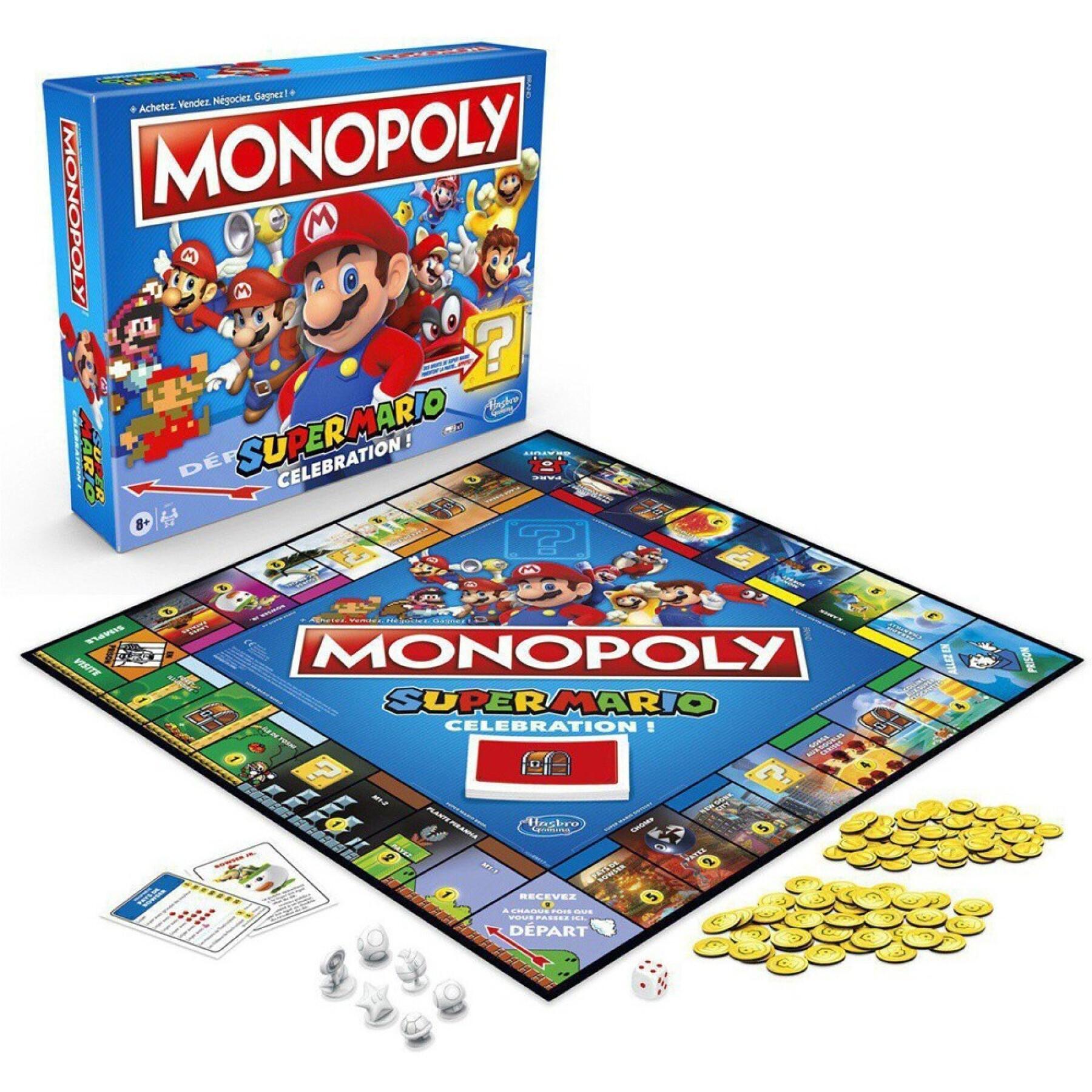 Gesellschaftsspiele Monopoly Hasbro France Super Mario Celebration