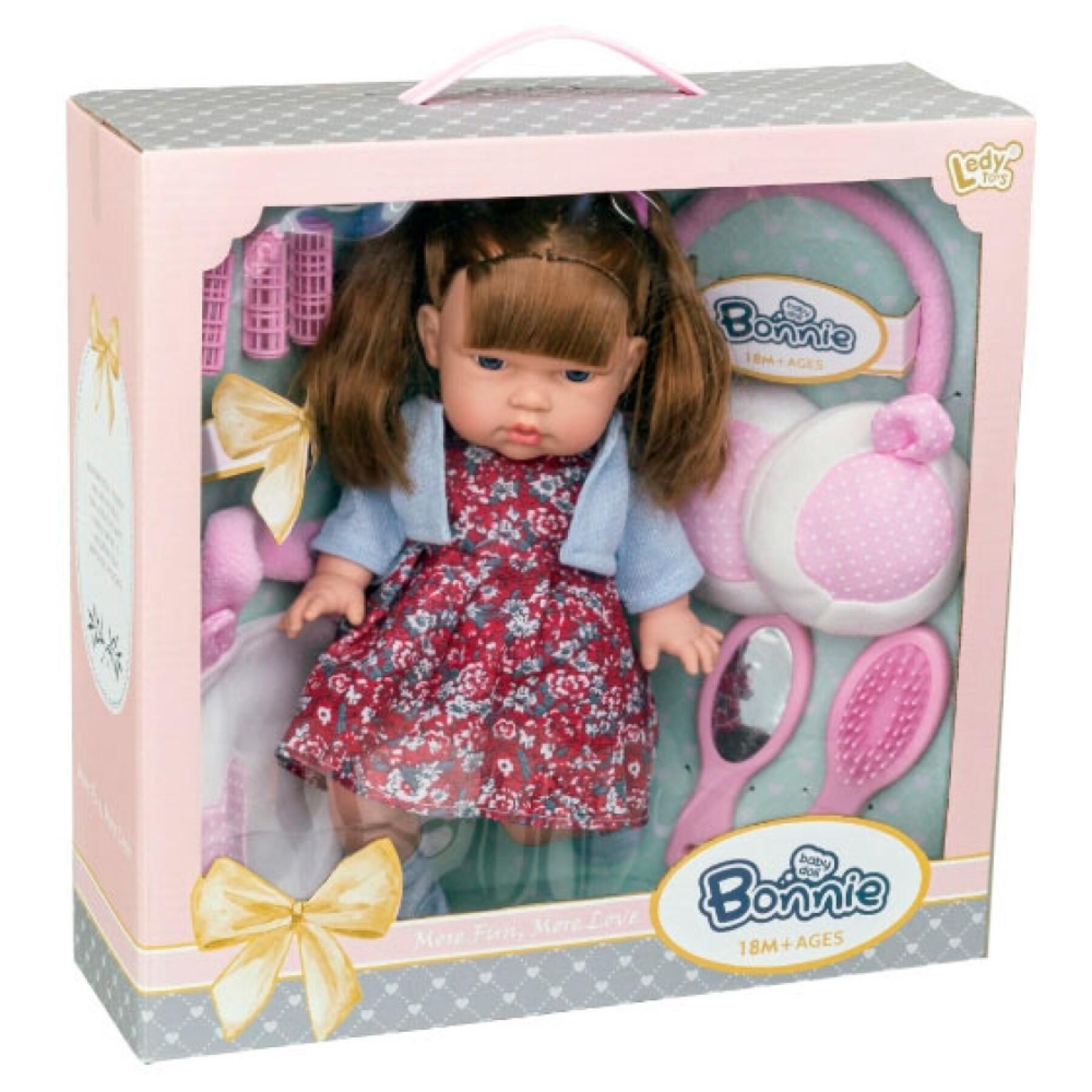 Puppe mit Schönheitszubehör Ledy Toys 31 cm