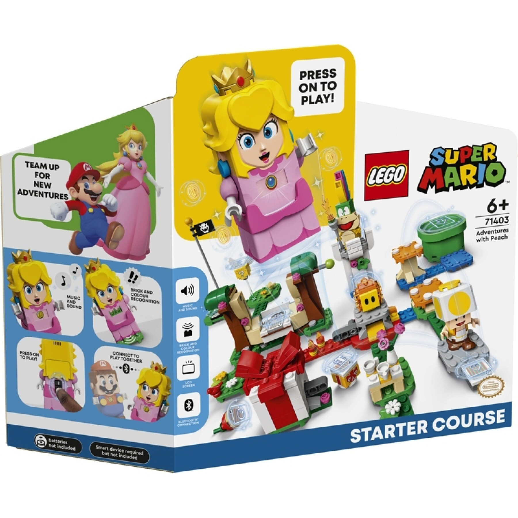 Konstruktionsspiele pack abenteuer peach mario Lego