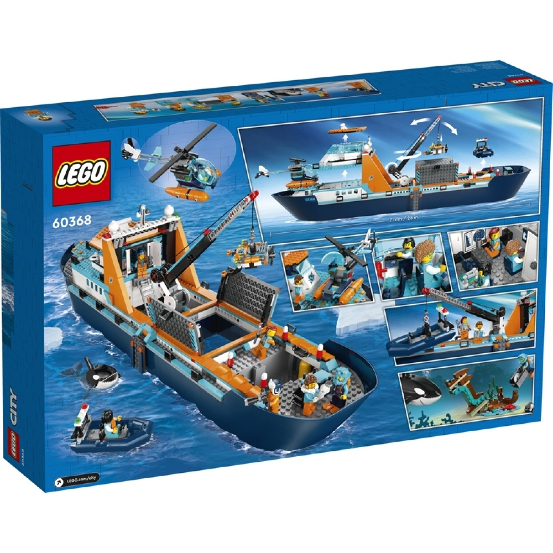 Konstruktionsspiele Schiff Arktische Erkundung Lego City