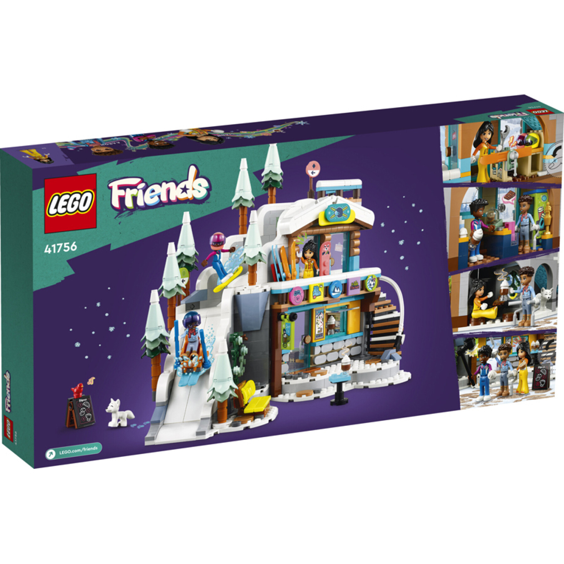 Konstruktionsspiele der Skiurlaub Lego Friends
