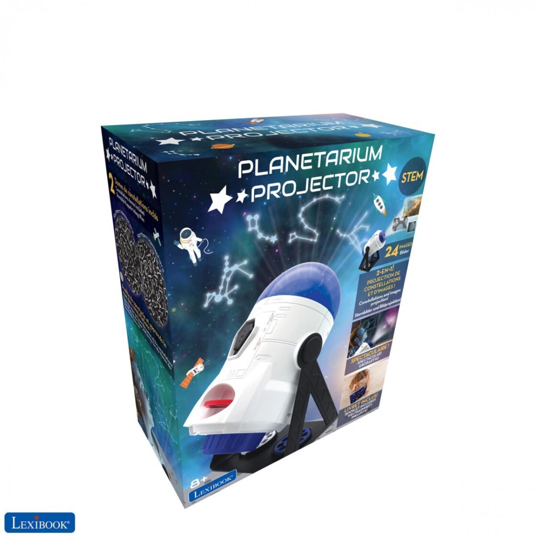 Bildungs-Tablet Projektor mit 24 Projektionen Lexibook Planetarium 360°