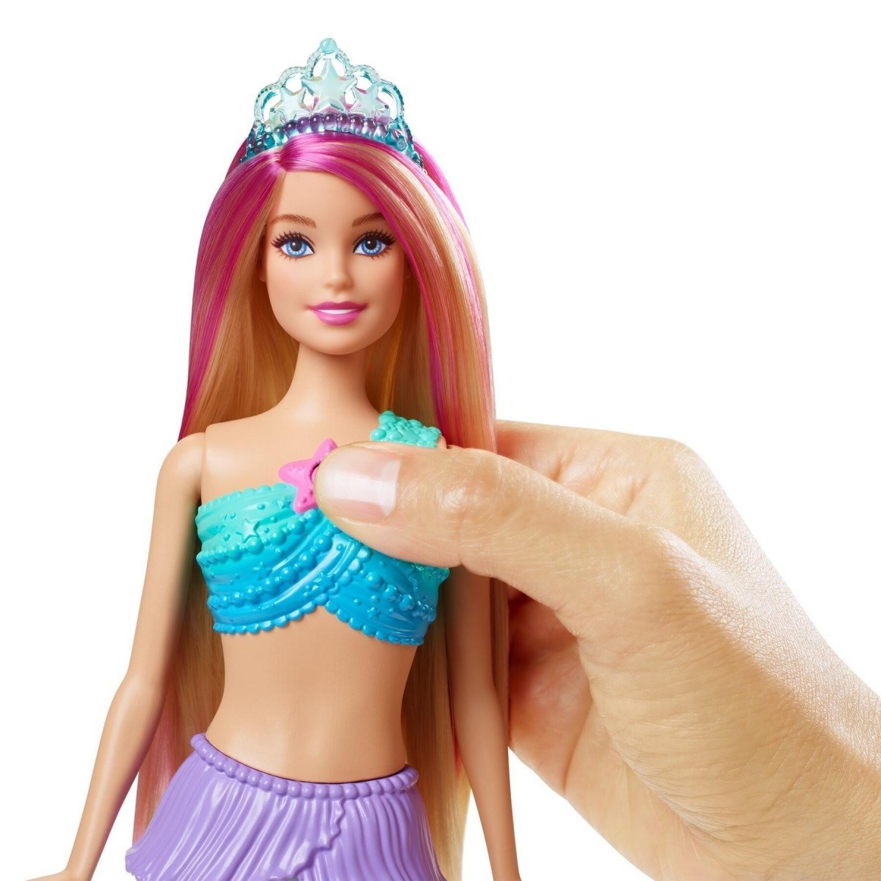 Puppe - barbie meerjungfrau lichter traum Mattel France