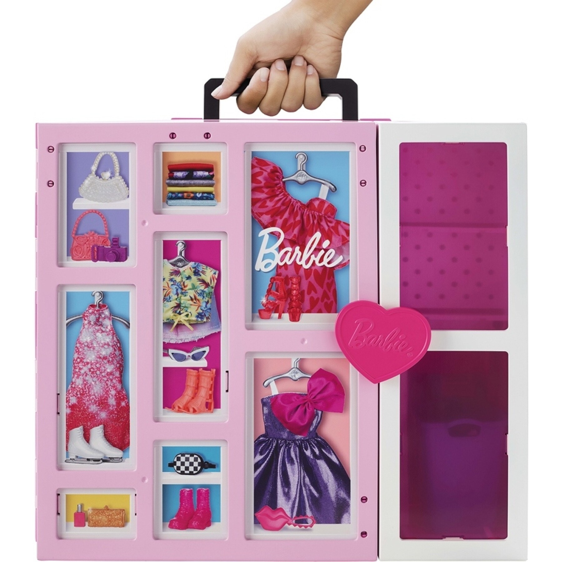 Barbiepuppe und ihr Mega-Ankleidezimmer Mattel France