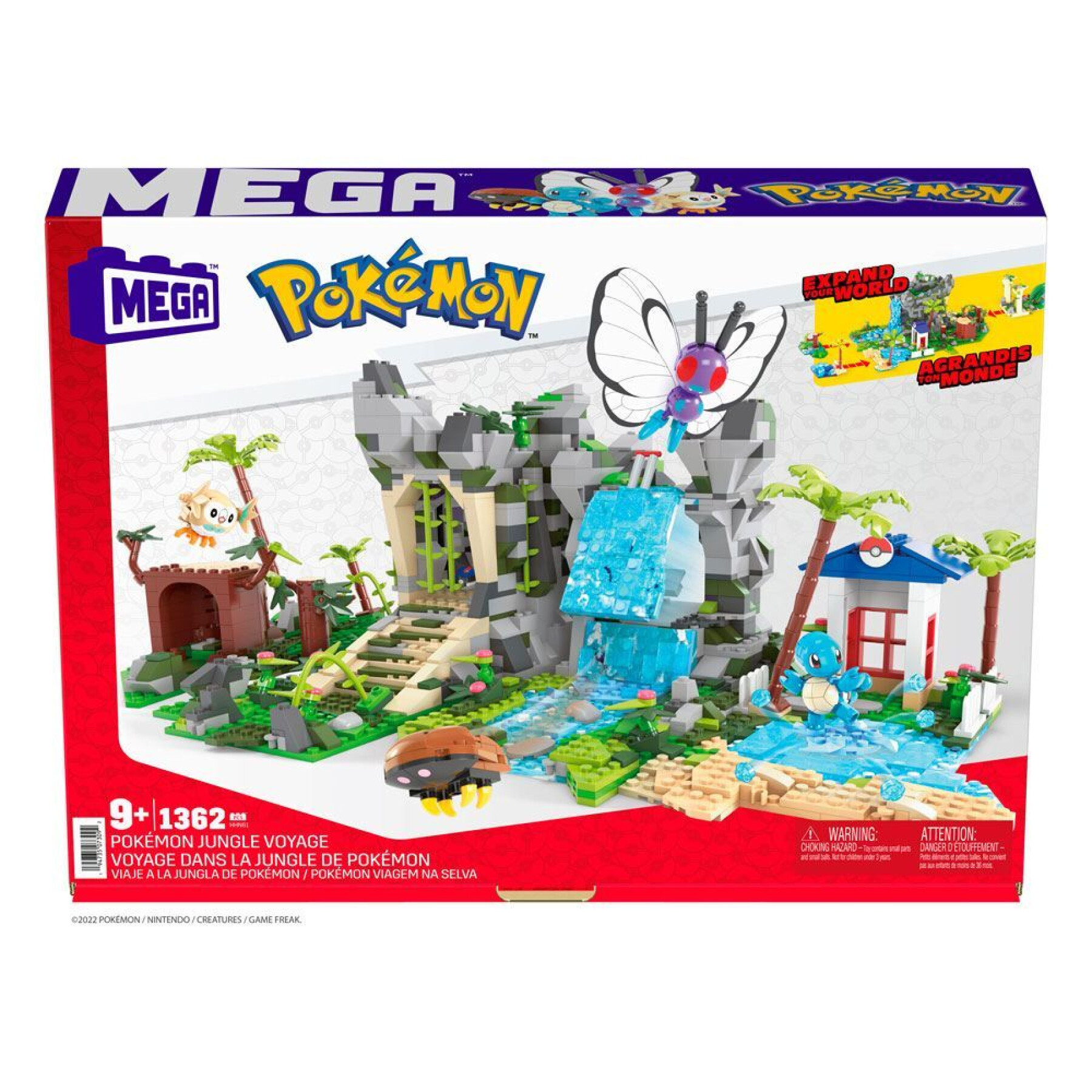 Konstruktionsspiele Mattel Pokémon Mega Construx Pokémon Jungle