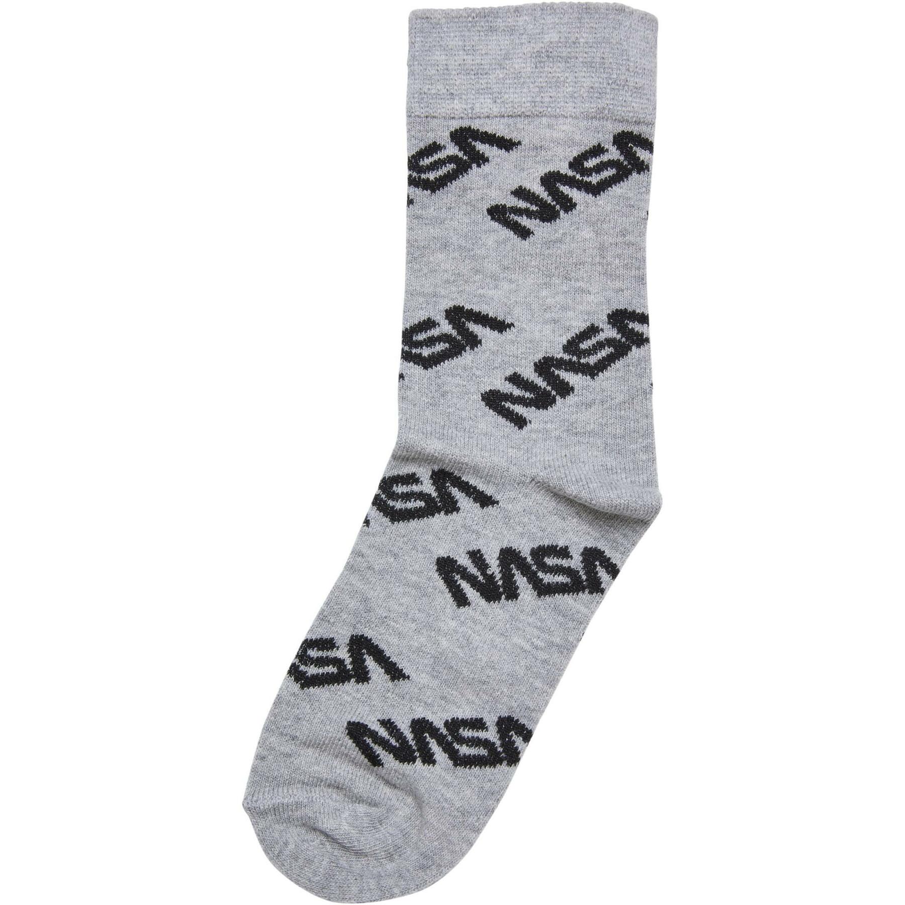 Socken Kind Mister Tee Nasa Allover (x3)