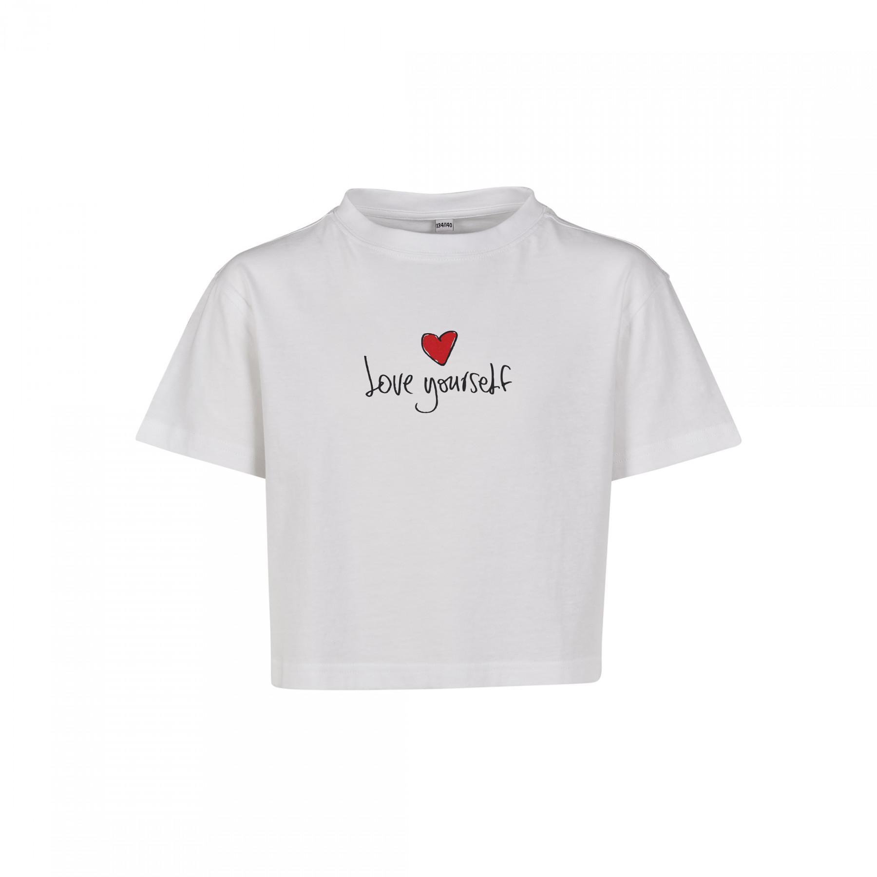 Junior-T-Shirt Gehrung Liebe yourelf