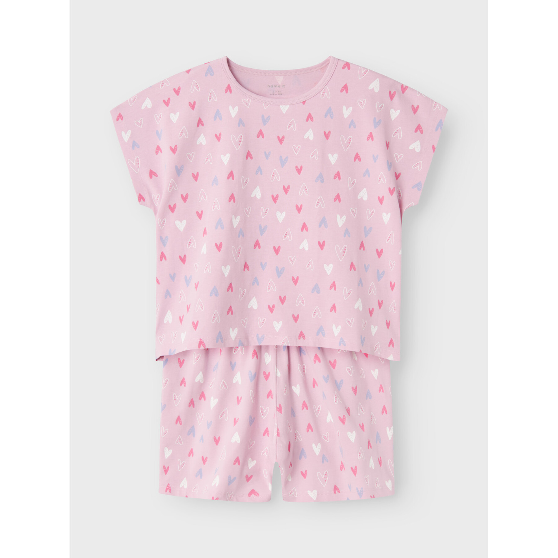 Baby-Pyjama für Mädchen Name it Cap Hearts