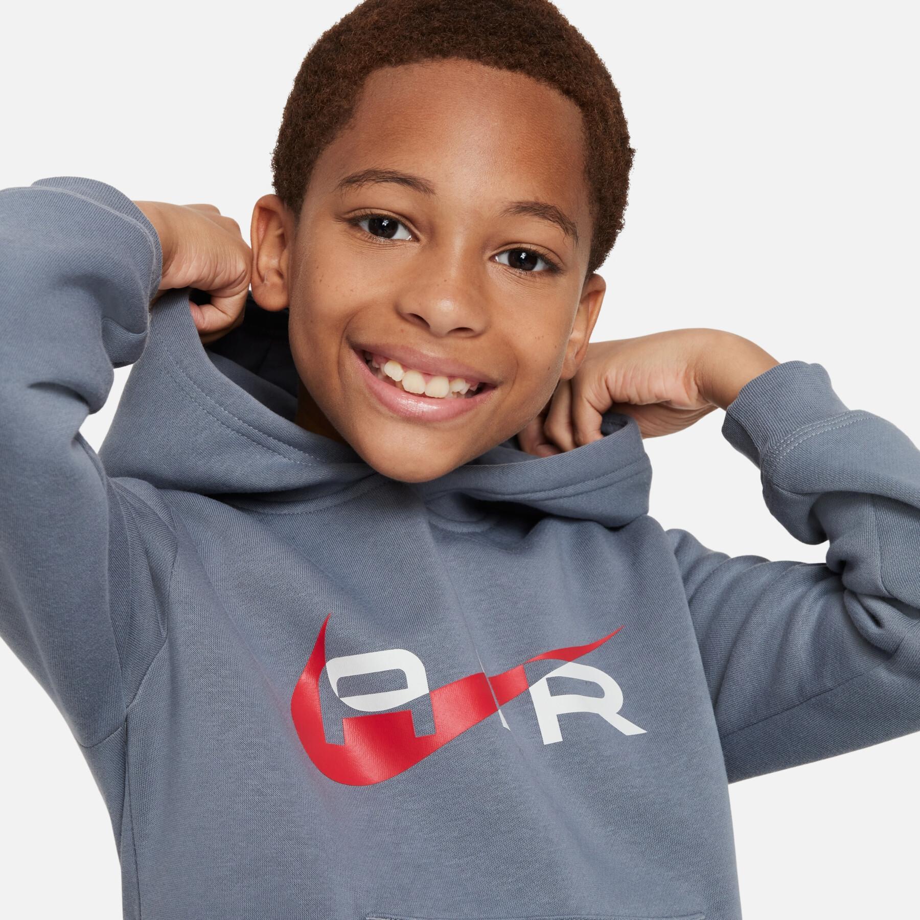 Kinder-Kapuzenpullover Nike Air PO Fleece