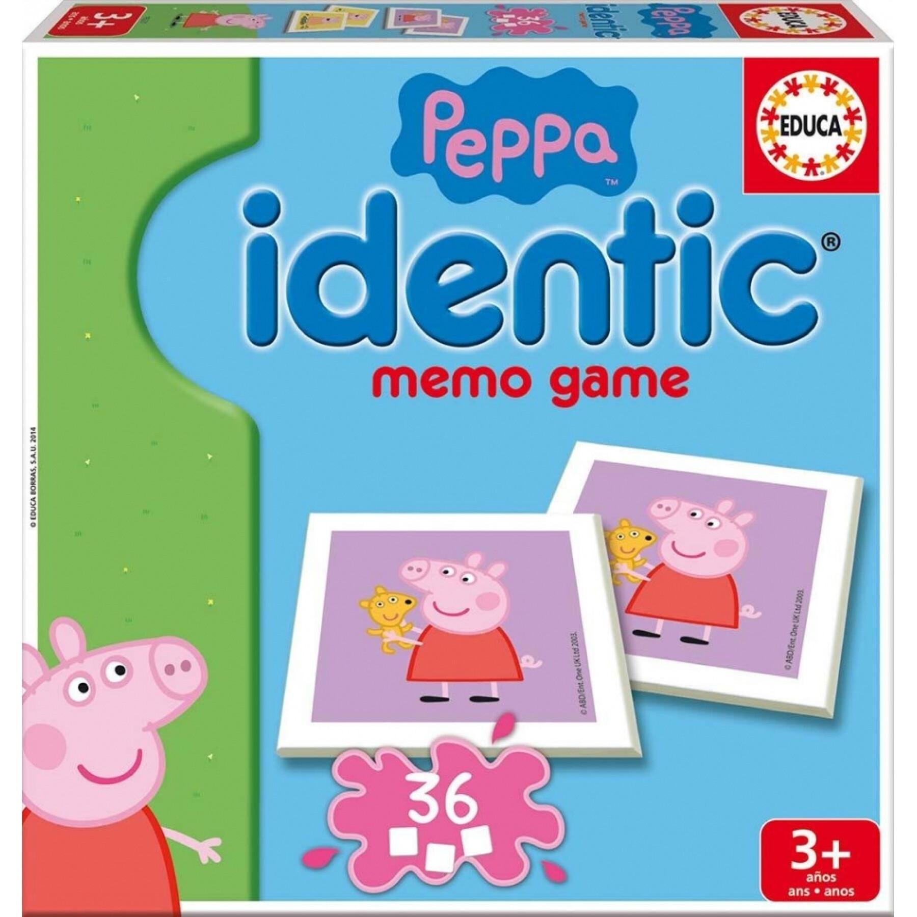 Lernspiele Memory Peppa Pig