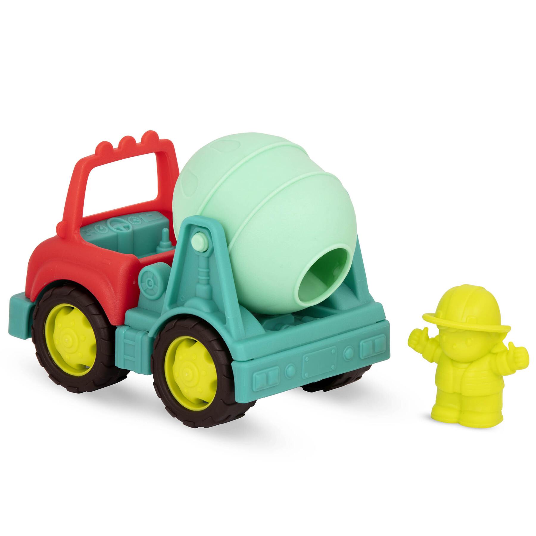 Mini-Bauwagen mit seinen Figuren Petit Jour Happy Cruisers (x3)