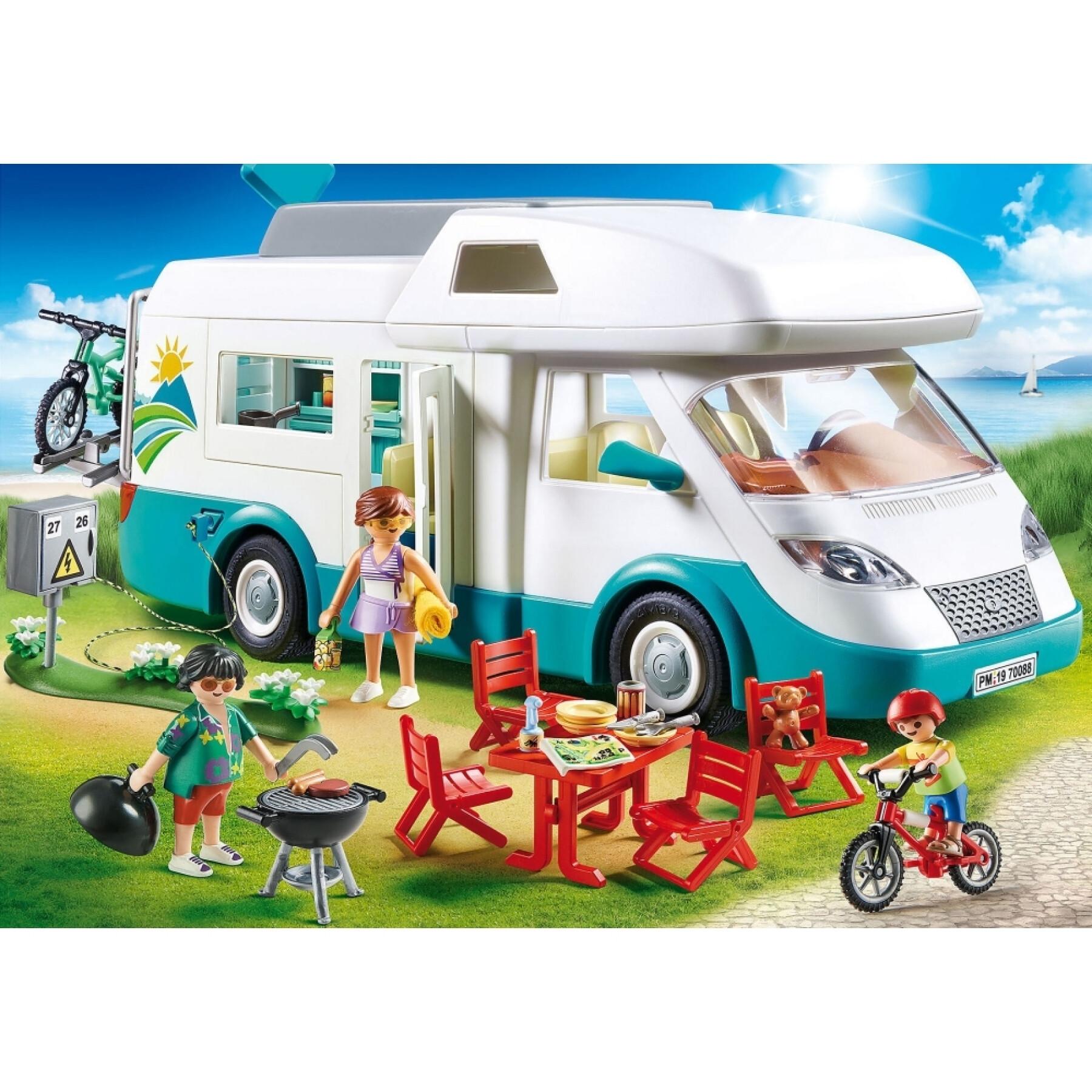 Familie Sommerwohnwagen Playmobil