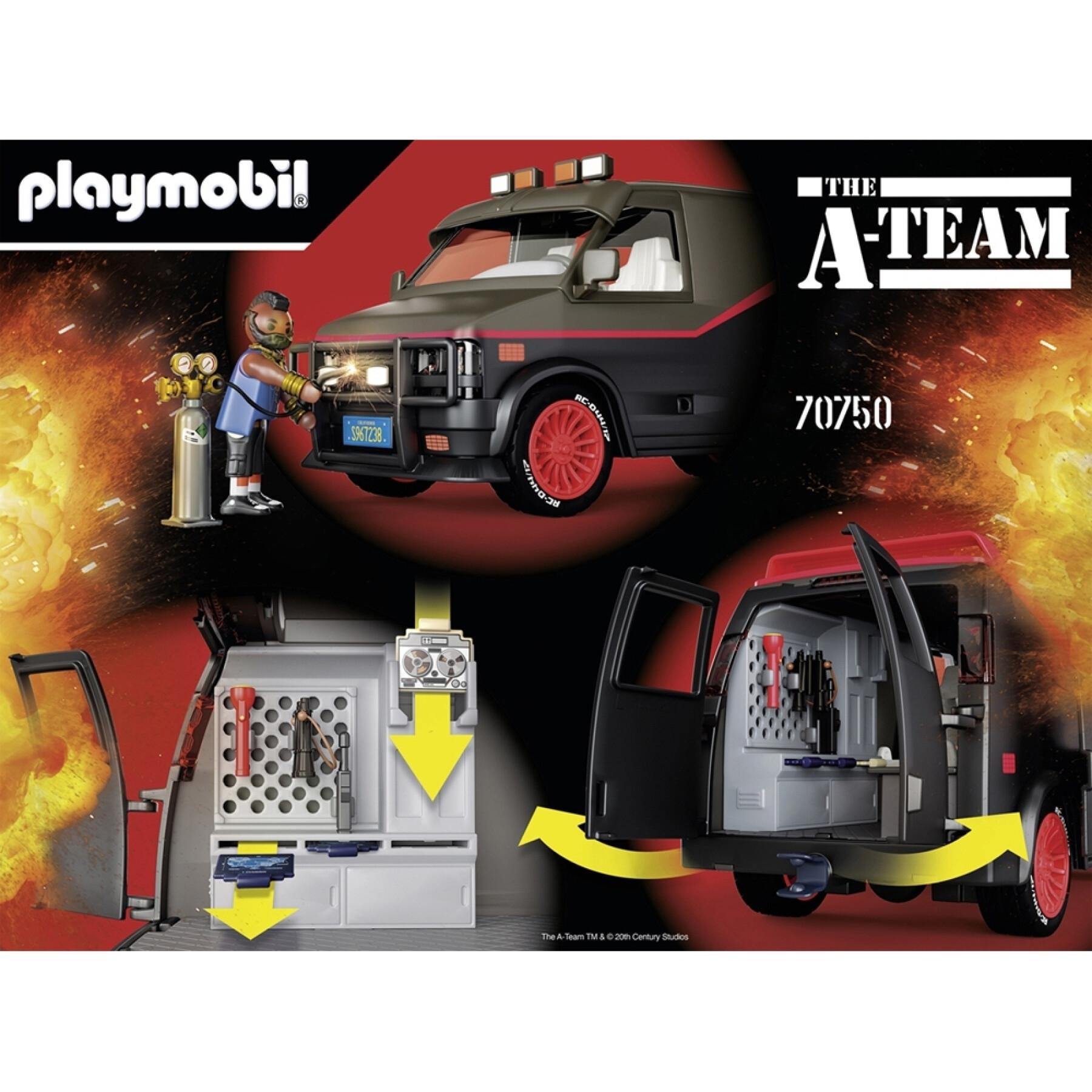 Konstruktionsspiele Lieferwagen Agency All Risk Playmobil