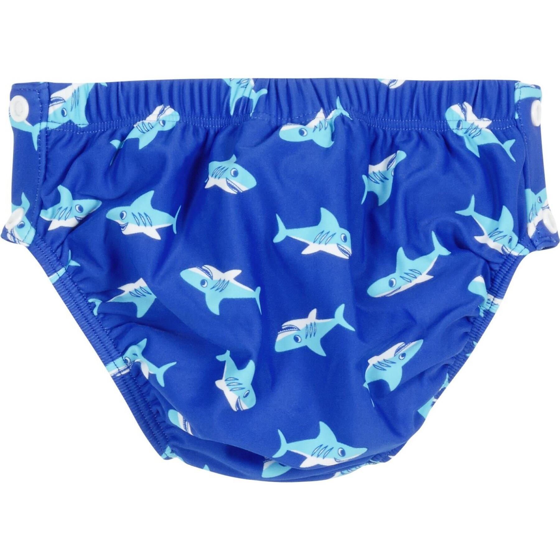 Badeslip mit UV-Schutz, Baby, Jungen Playshoes Shark