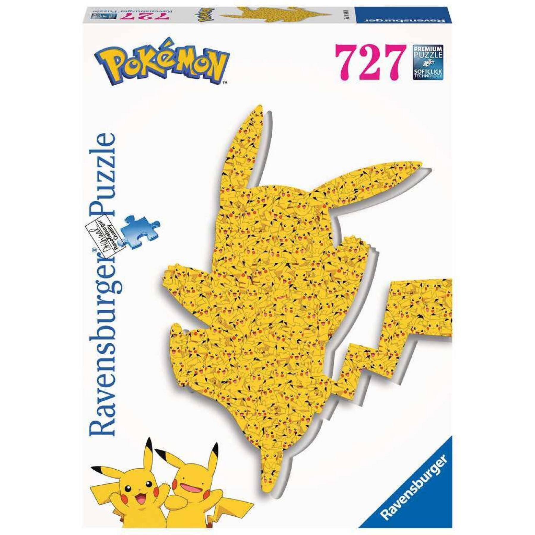 Puzzle Form aus 727 Teilen Ravensburger Pikachu/Pokémon