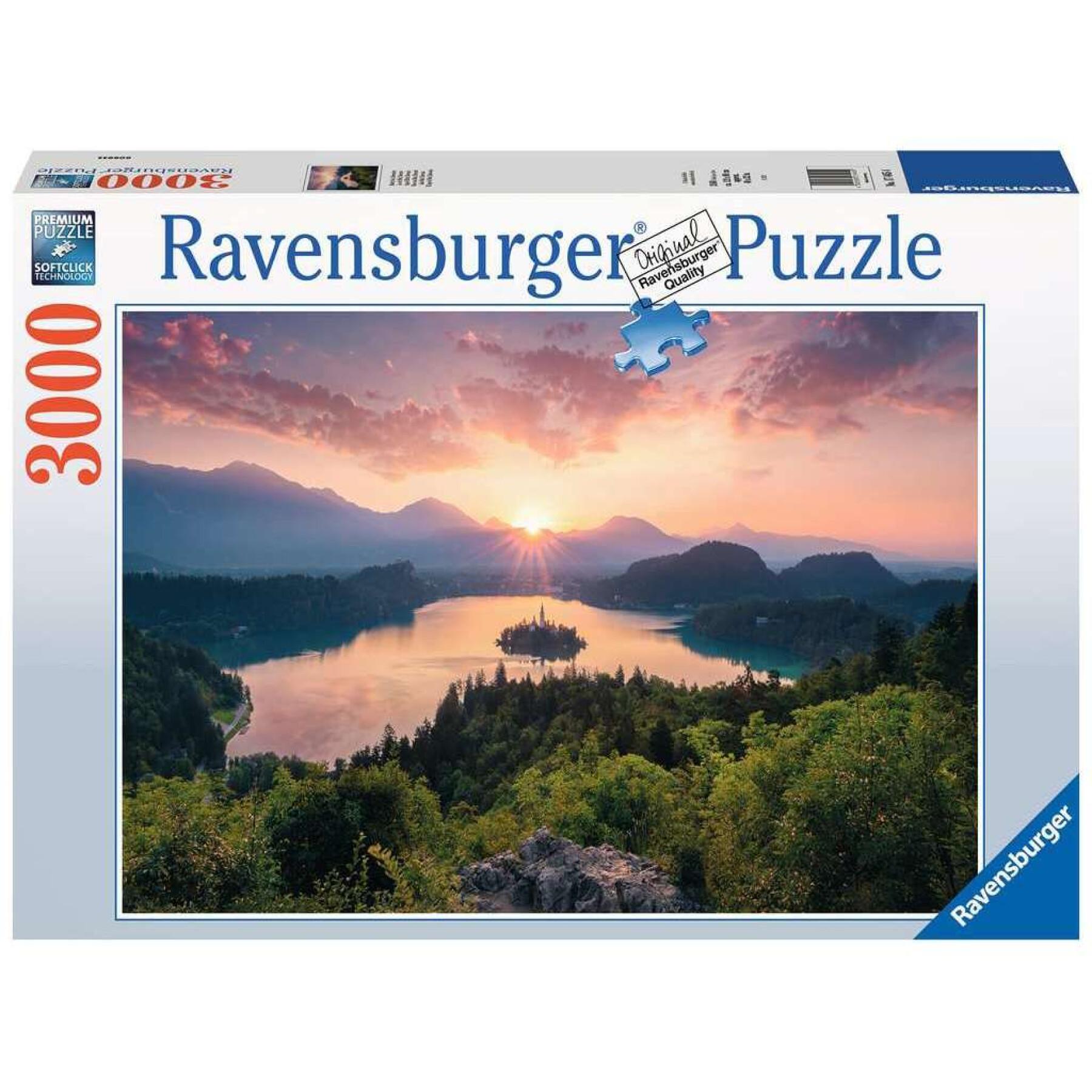 3000-teiliges Puzzle See von bled, Slovénie Ravensburger Slovénie
