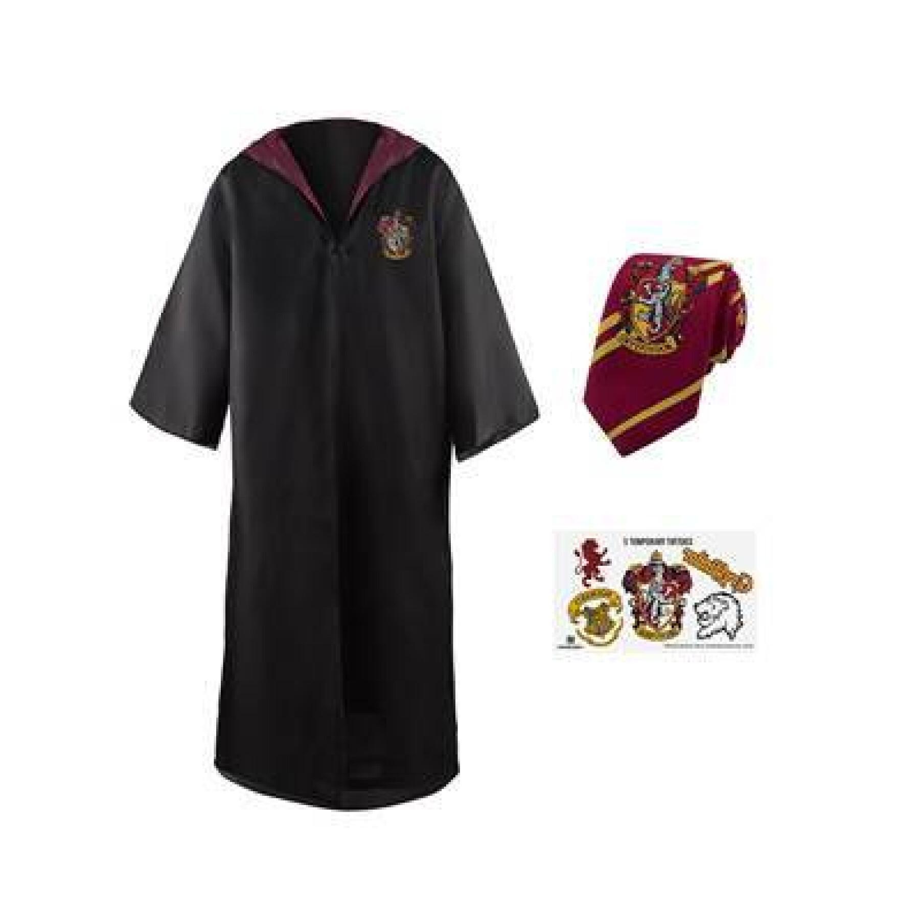 Kostümset Hexenkleid, Krawatte und Gürteltier Sabor Harry Potter Gryffindor