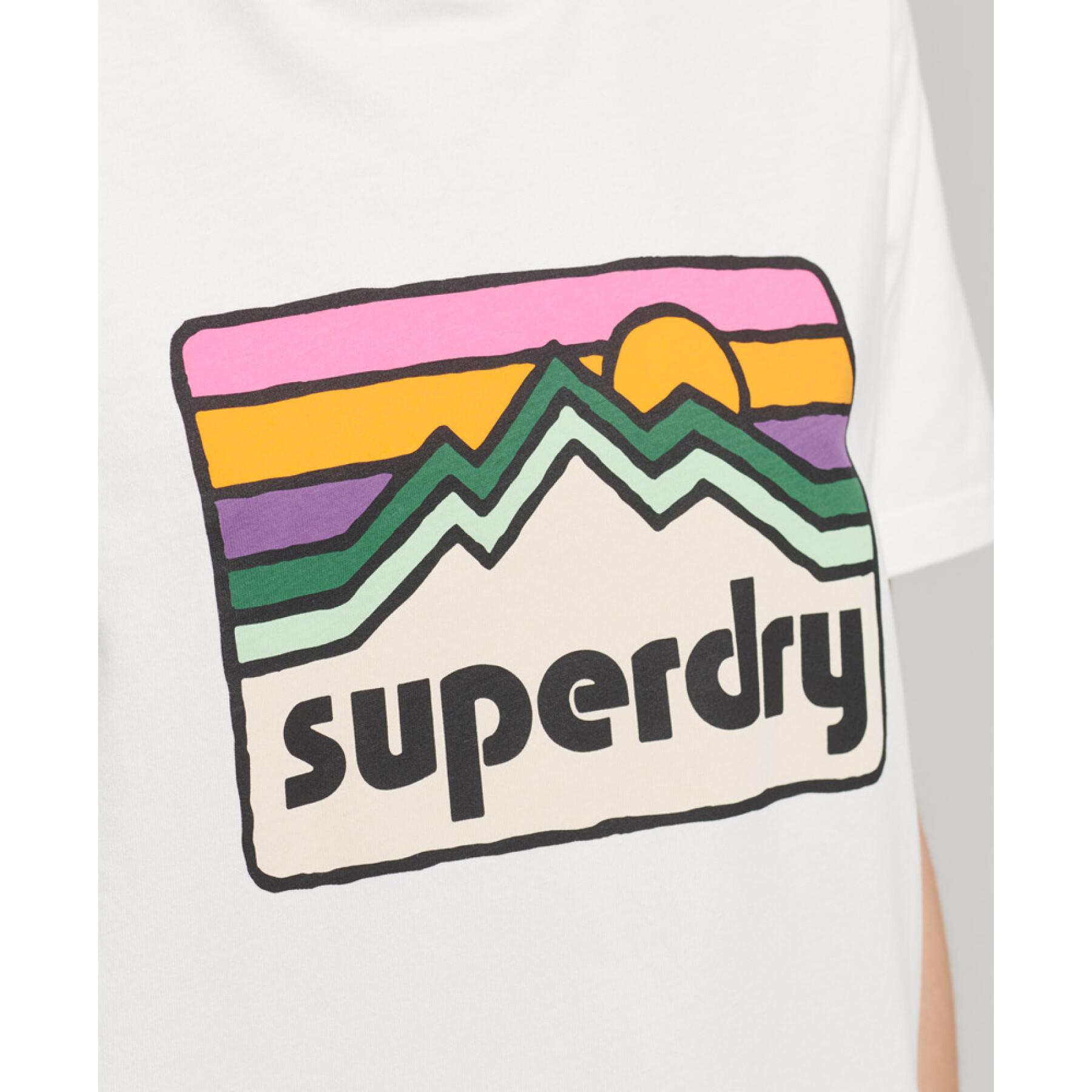 T-Shirt mit Mädchenmotiv Superdry Terrain Esprit Années 90