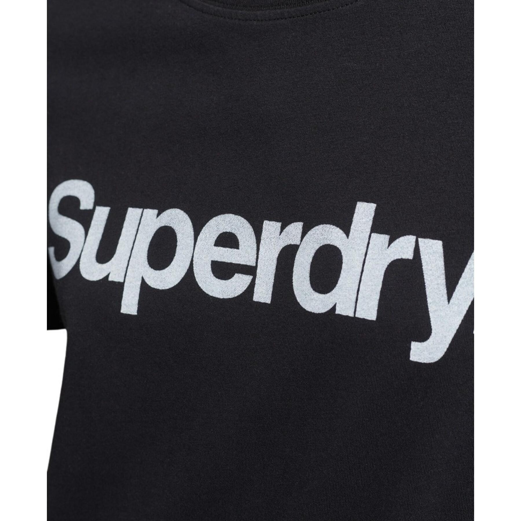 T-Shirt aus Bio-Baumwolle, Mädchen Superdry Core Logo 80s