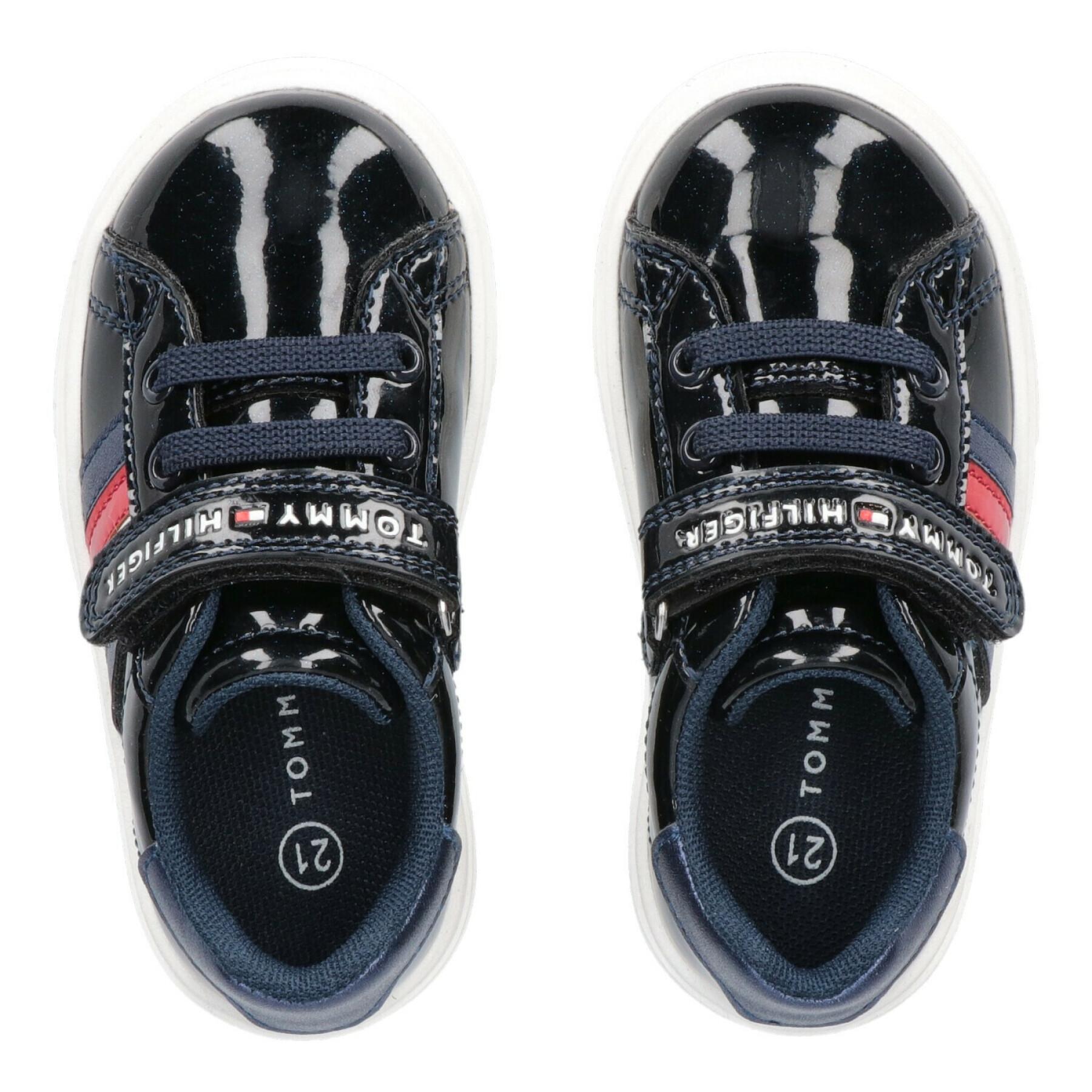 Sneakers aus Baby-Spitze Tommy Hilfiger Velcro