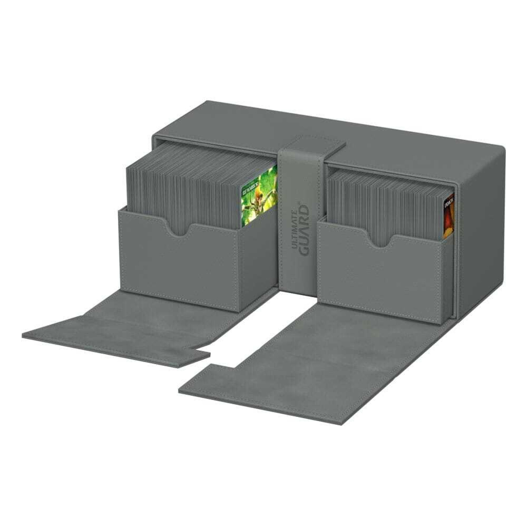 Aufbewahrungsbox Ultimate Guard Twin Flip`N`Tray 266+ Xenoskin Gris